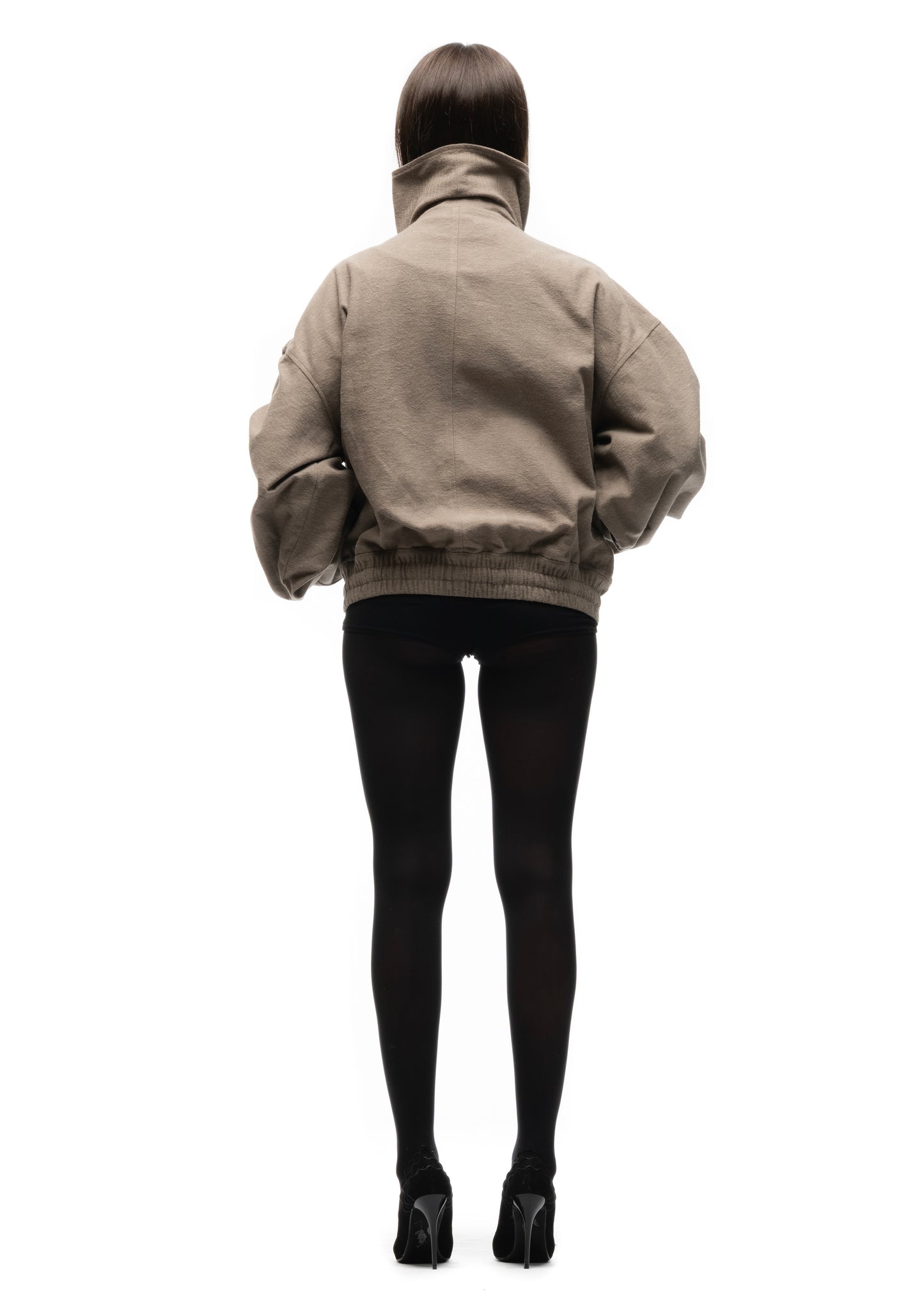 MOLESKIN JACKET BEIGE FEMALE