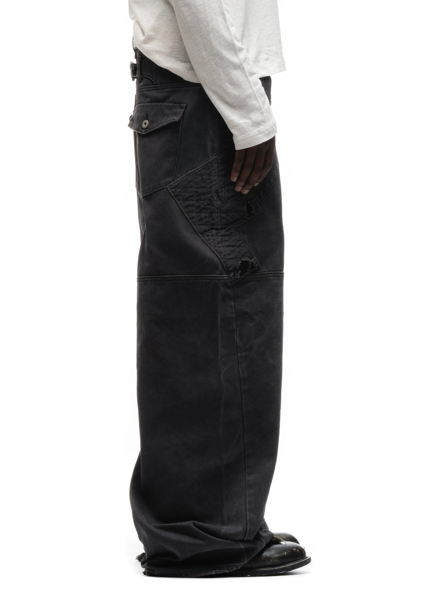 F8 REWORKED PANTS GREY