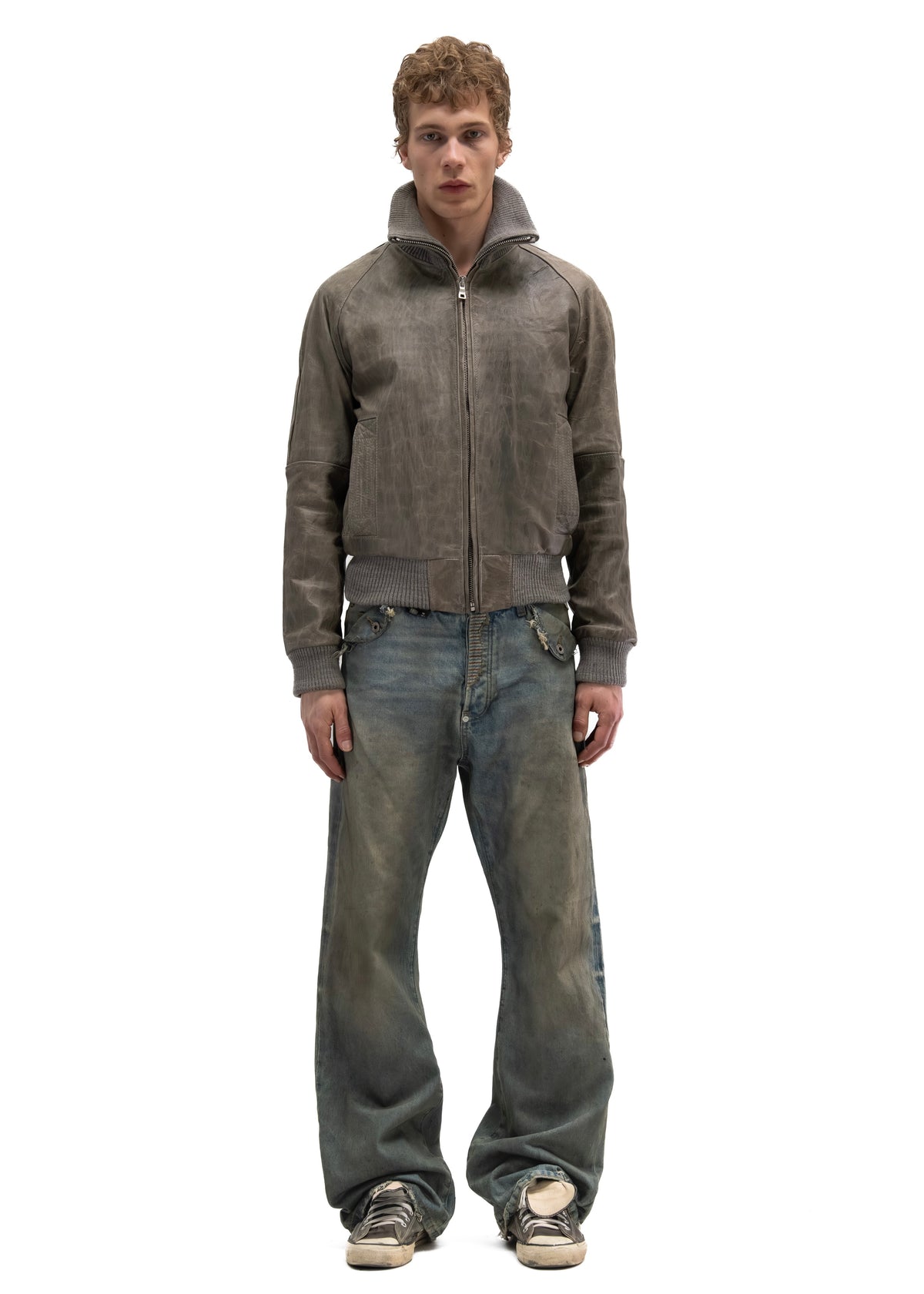 DUST ONE CUT LEATHER JACKET