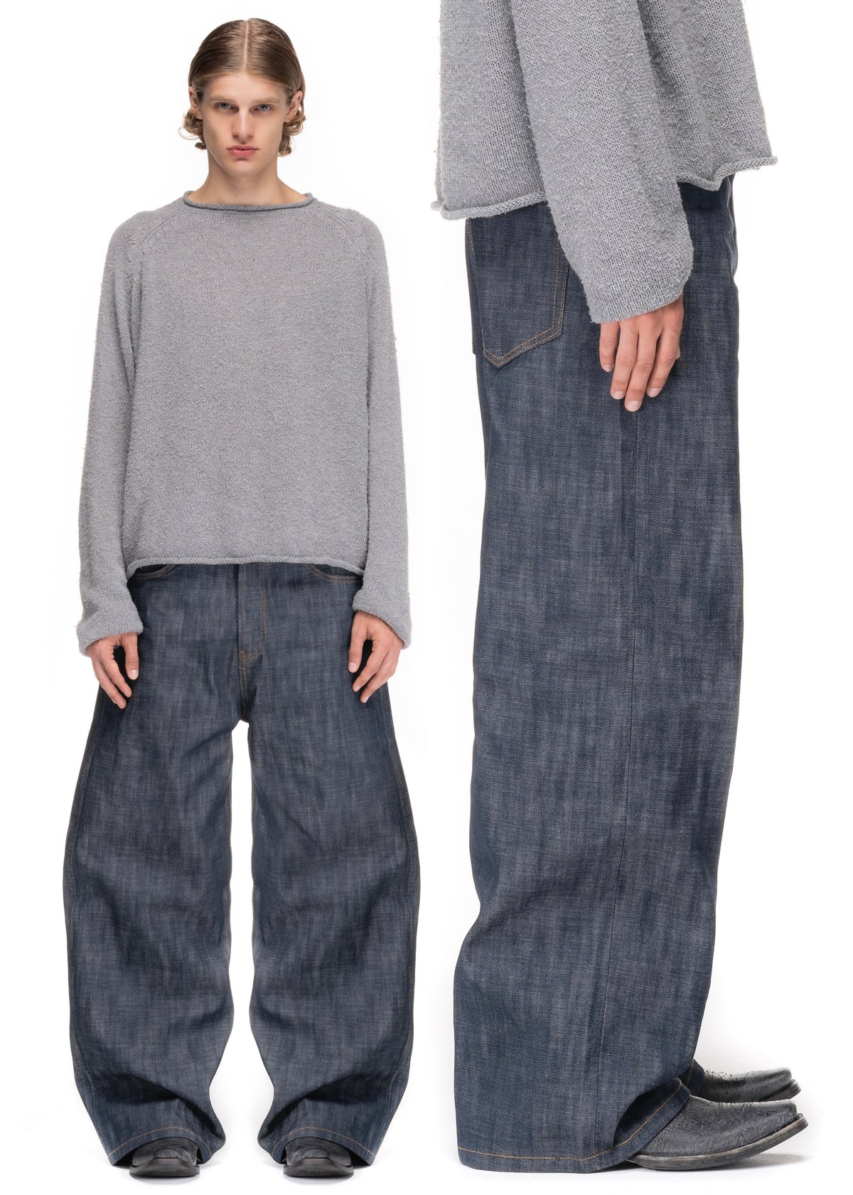 BASIC RAW DENIM JAPANESE LOOSE FIT – NO/FAITH STUDIOS