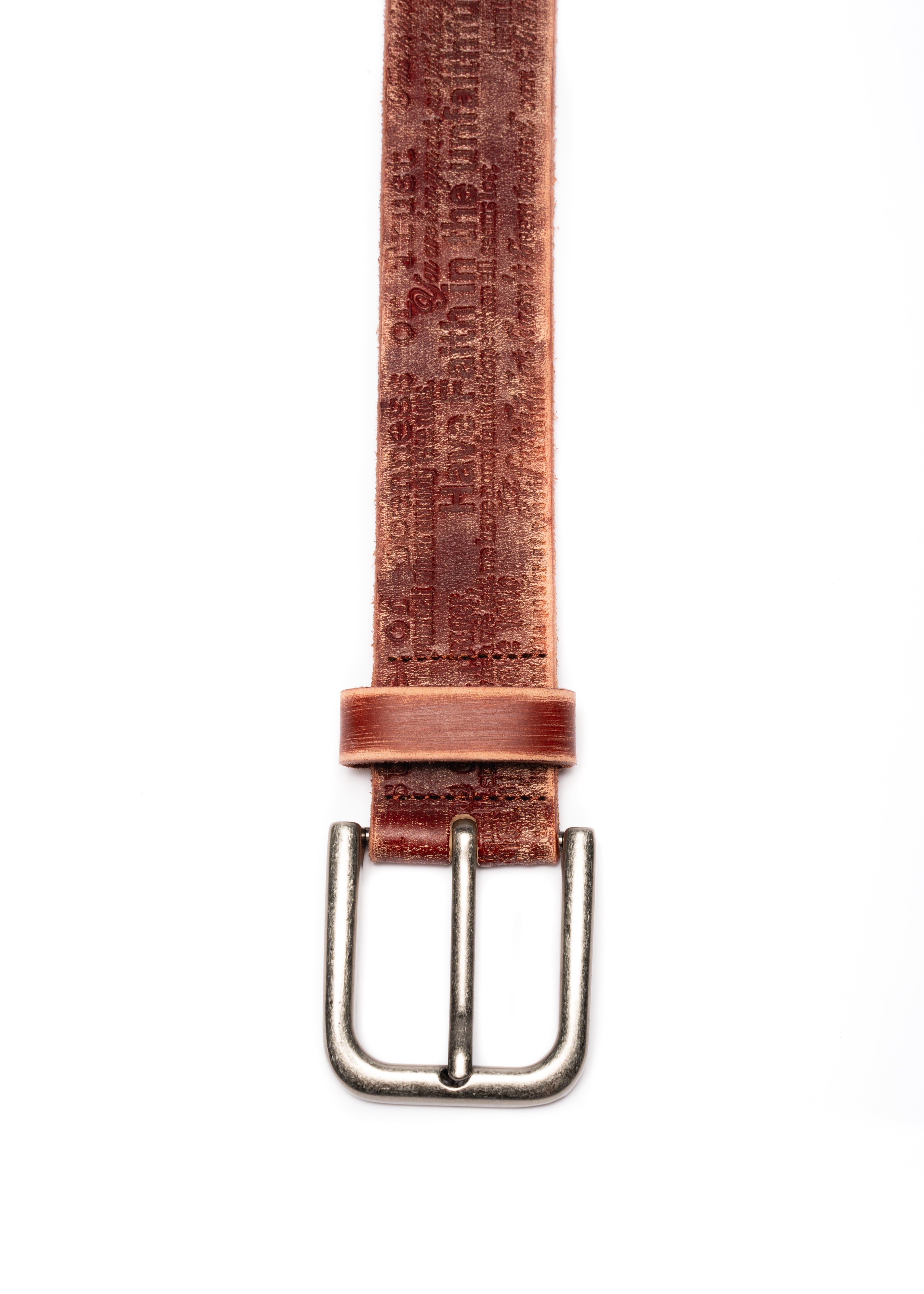 NFS CIPHER BELT USED RED – NO/FAITH STUDIOS