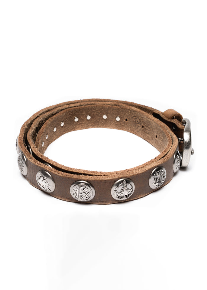 NFS EMBLEM BELT BROWN