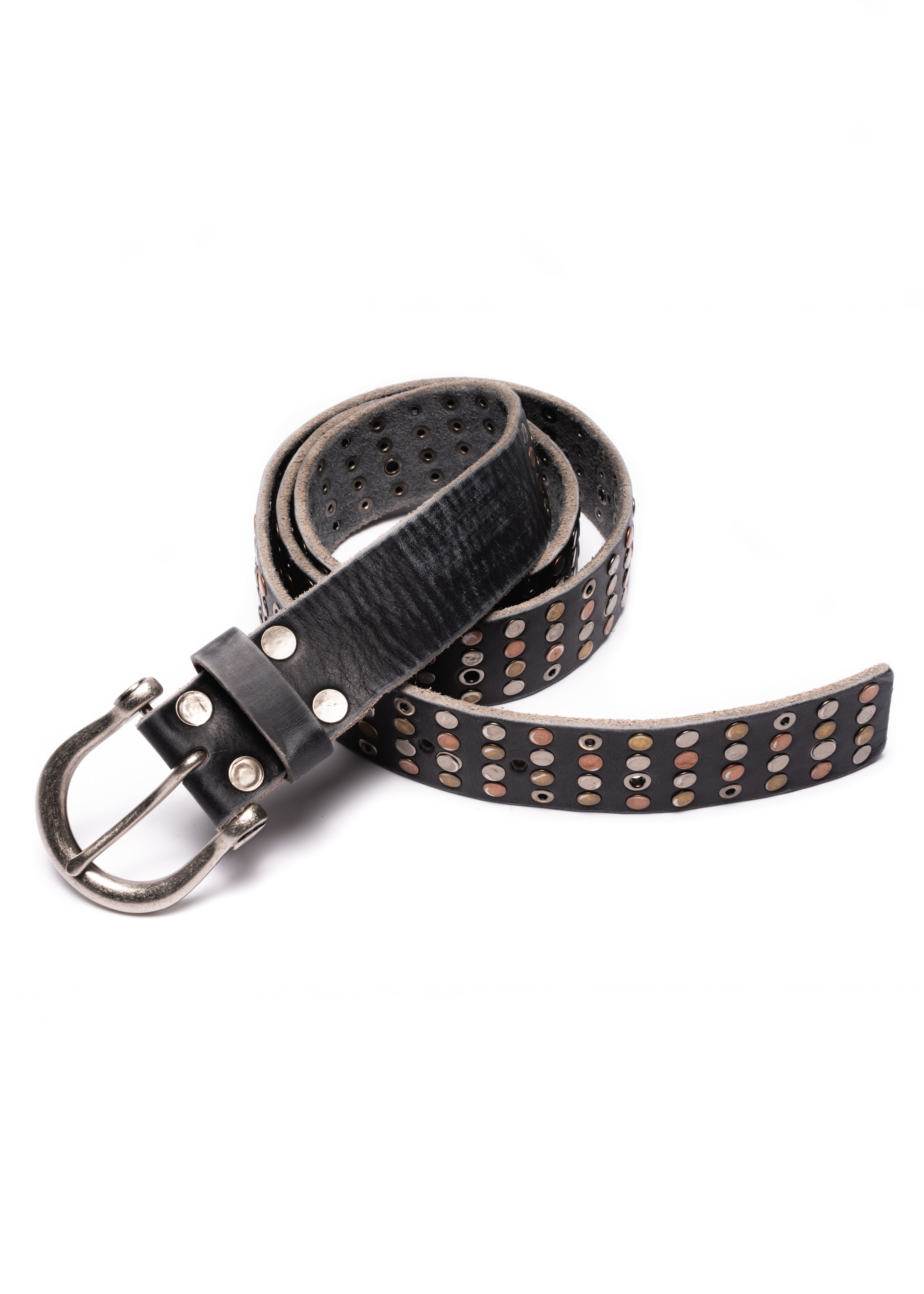 STUDS LEATHER BELT – NO/FAITH STUDIOS