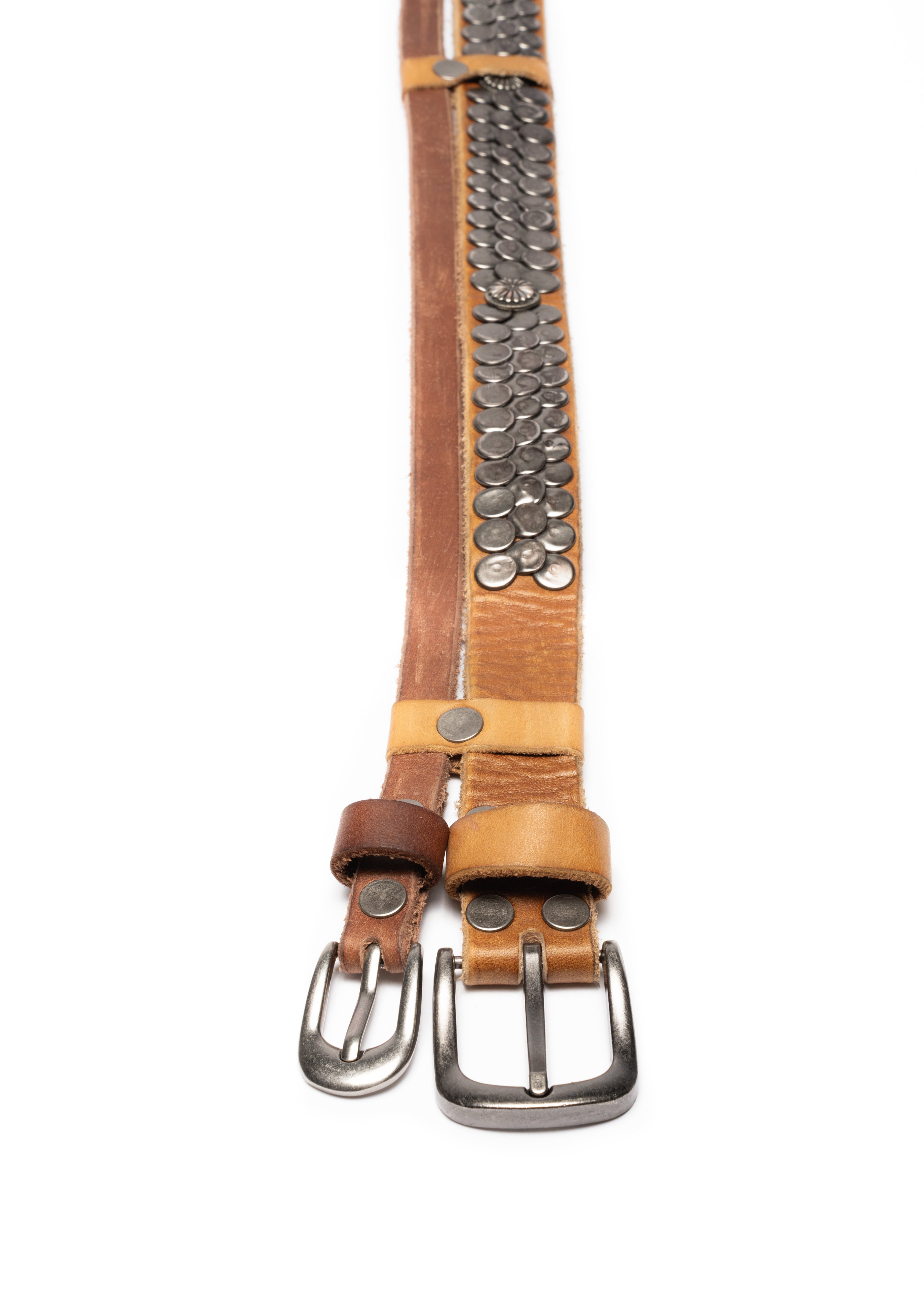 NFS DOUBLE-LAYERED BELT BROWN – NO/FAITH STUDIOS