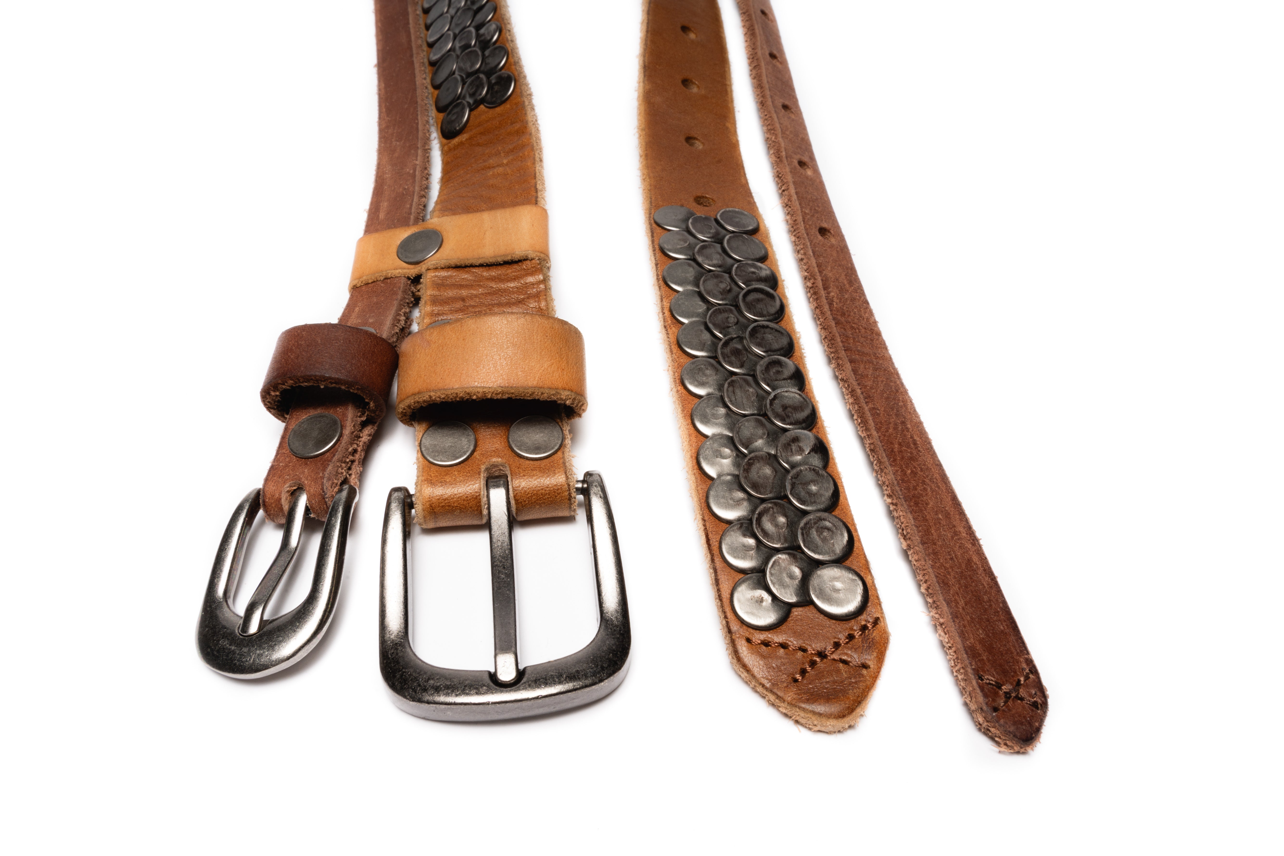 NFS DOUBLE-LAYERED BELT BROWN – NO/FAITH STUDIOS