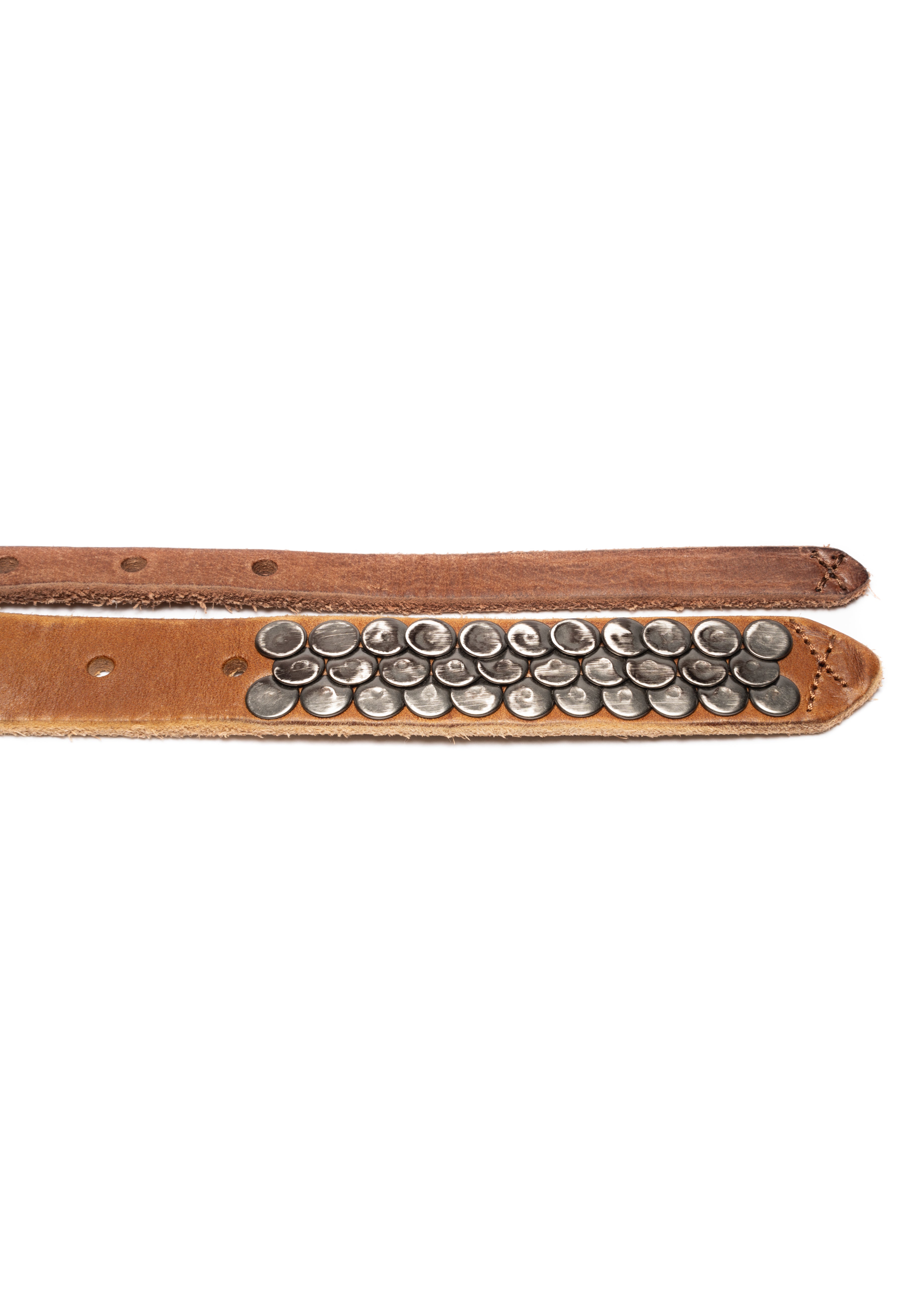 NFS DOUBLE-LAYERED BELT BROWN – NO/FAITH STUDIOS