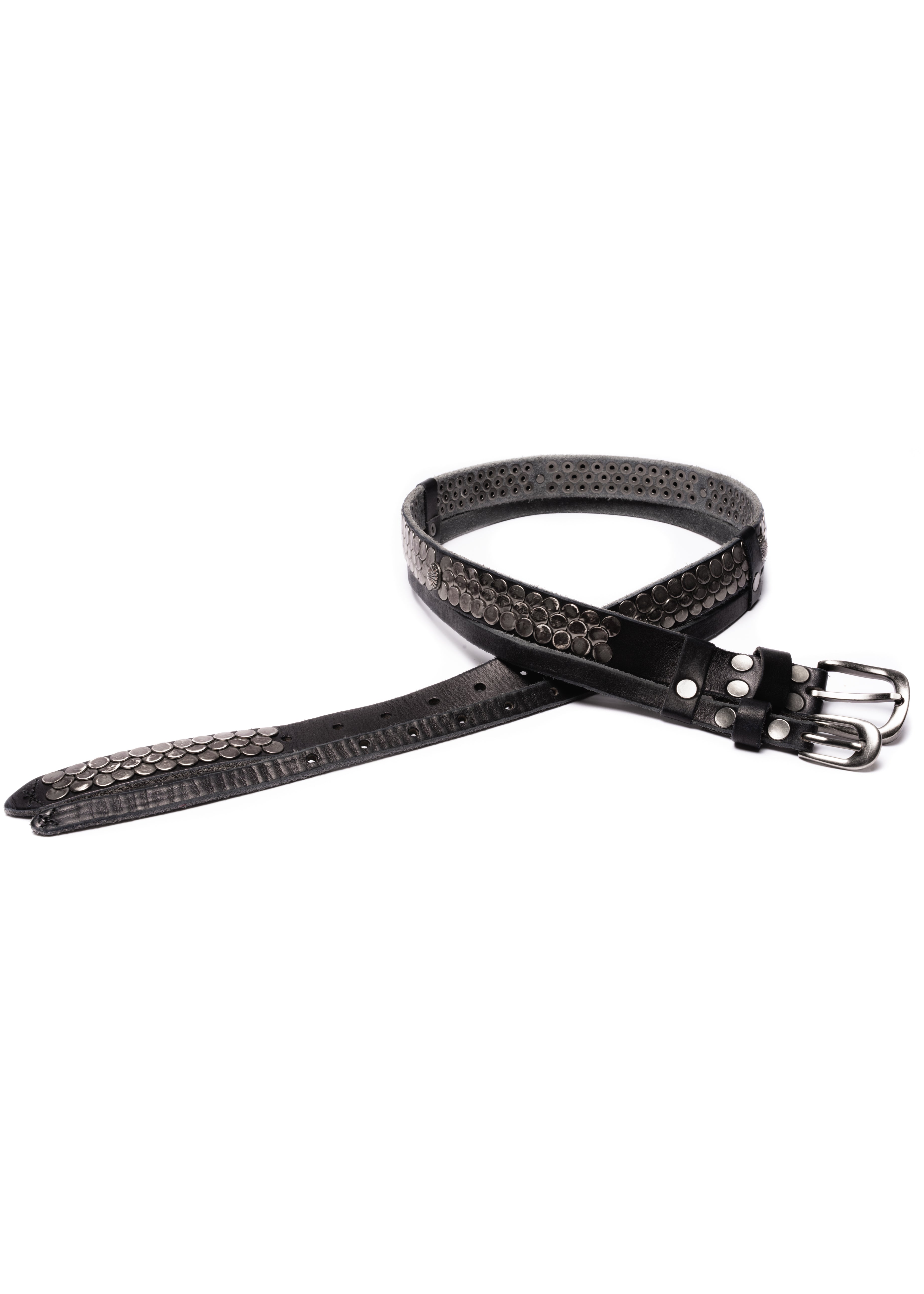 NFS DOUBLE-LAYERED BELT BLACK – NO/FAITH STUDIOS