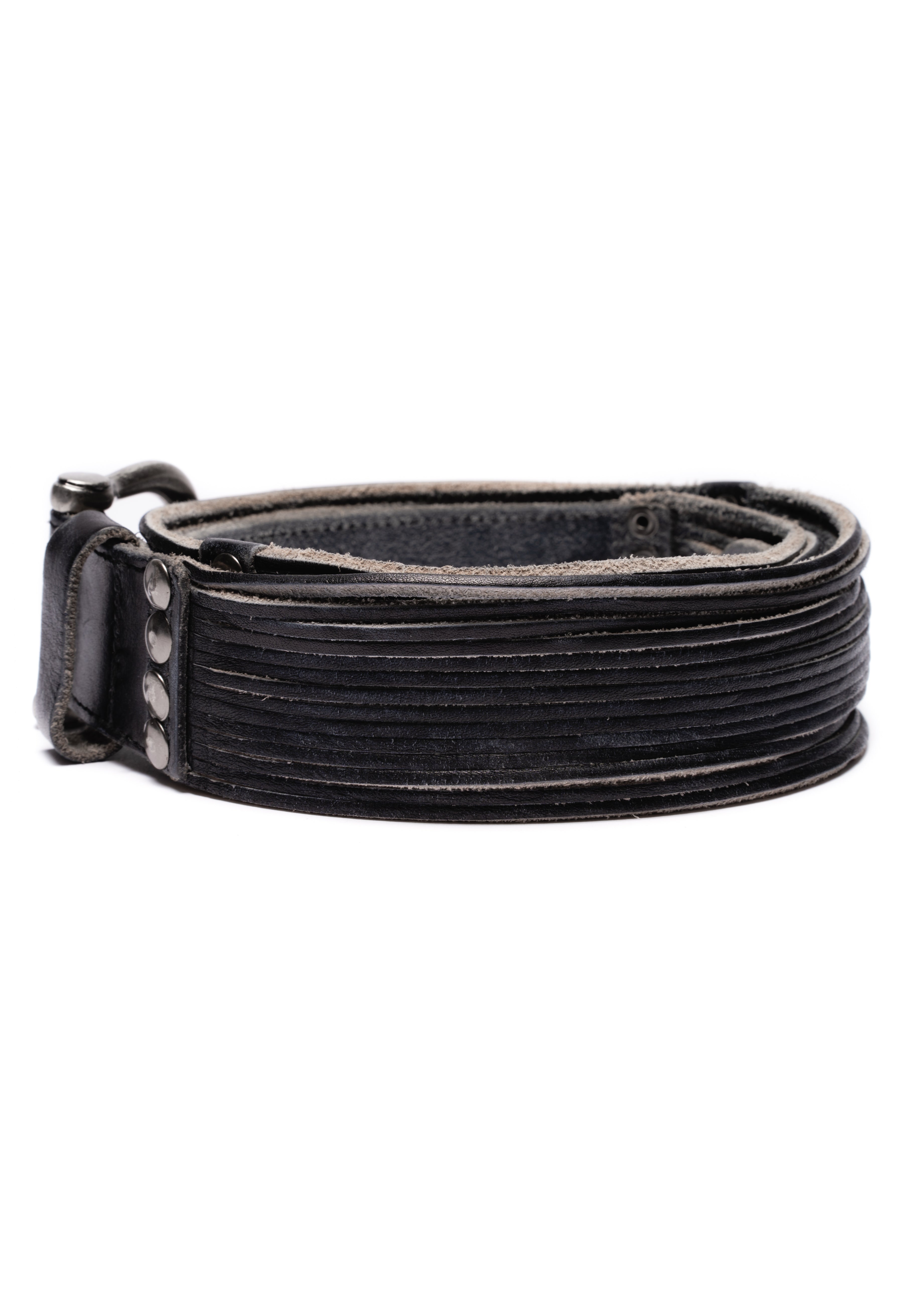SNAKE BELT USED BLACK – NO/FAITH STUDIOS