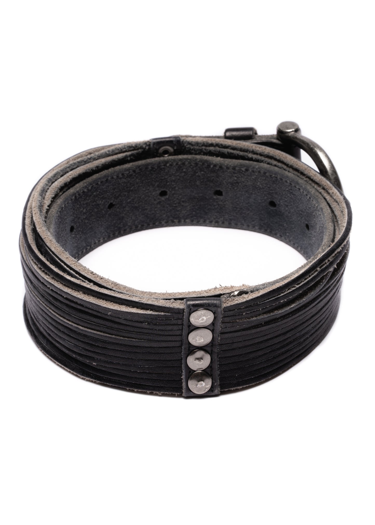 SNAKE BELT USED BLACK