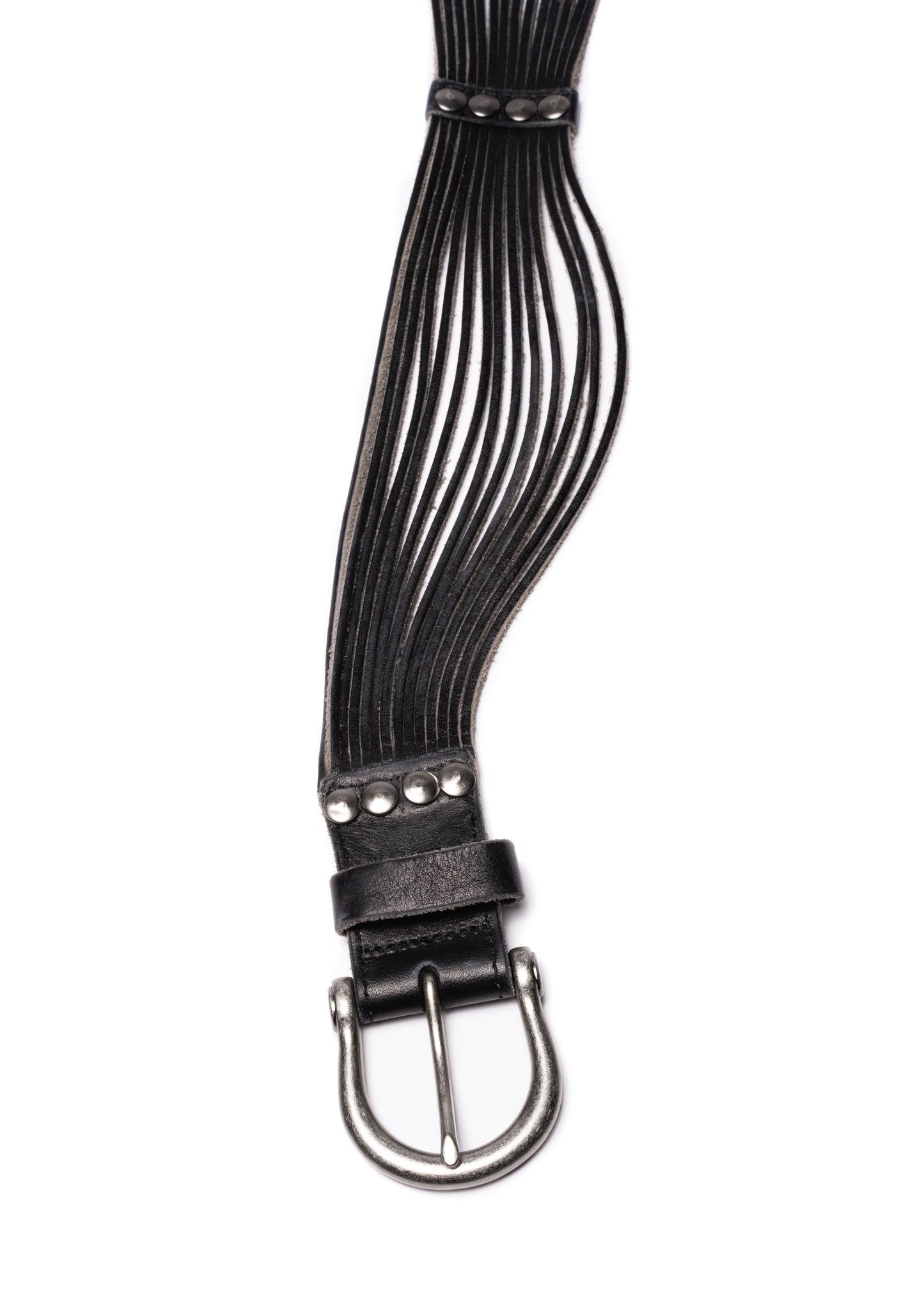 SNAKE BELT USED BLACK