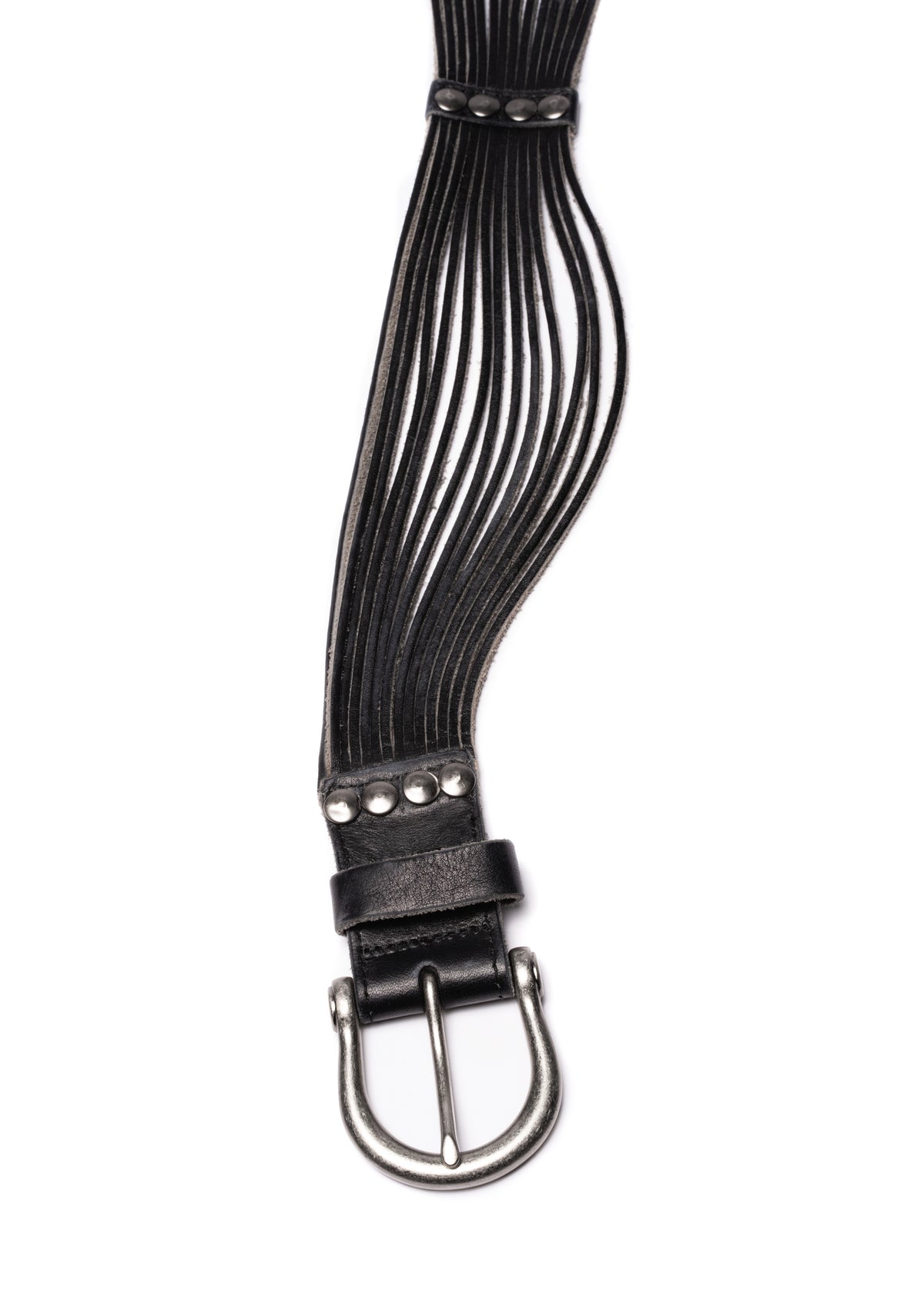 SNAKE BELT USED BLACK