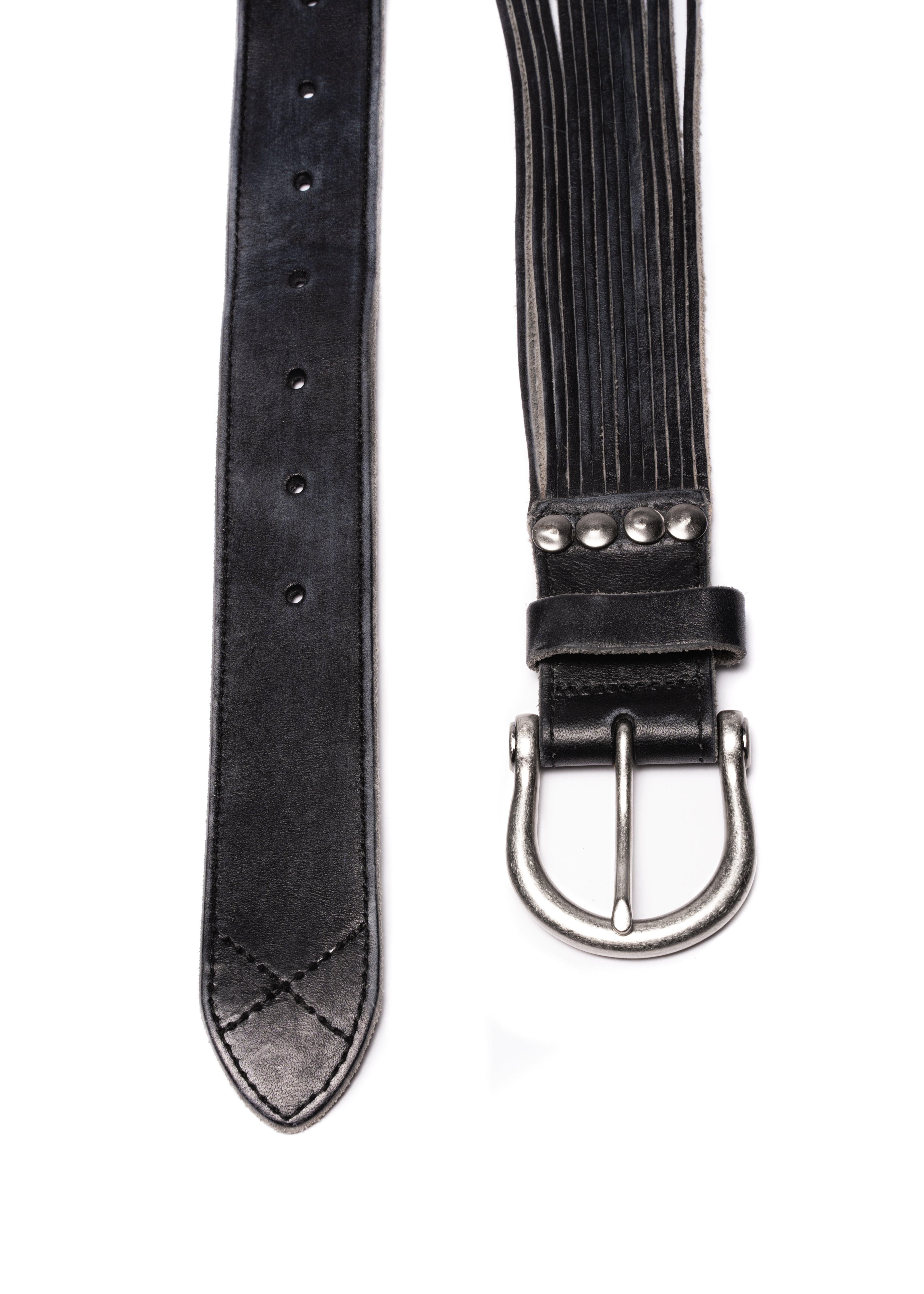 SNAKE BELT USED BLACK – NO/FAITH STUDIOS