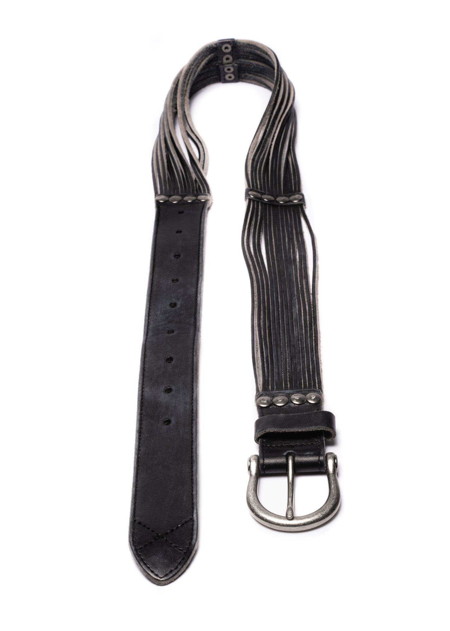 SNAKE BELT USED BLACK