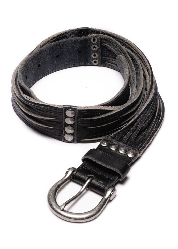 SNAKE BELT USED BLACK
