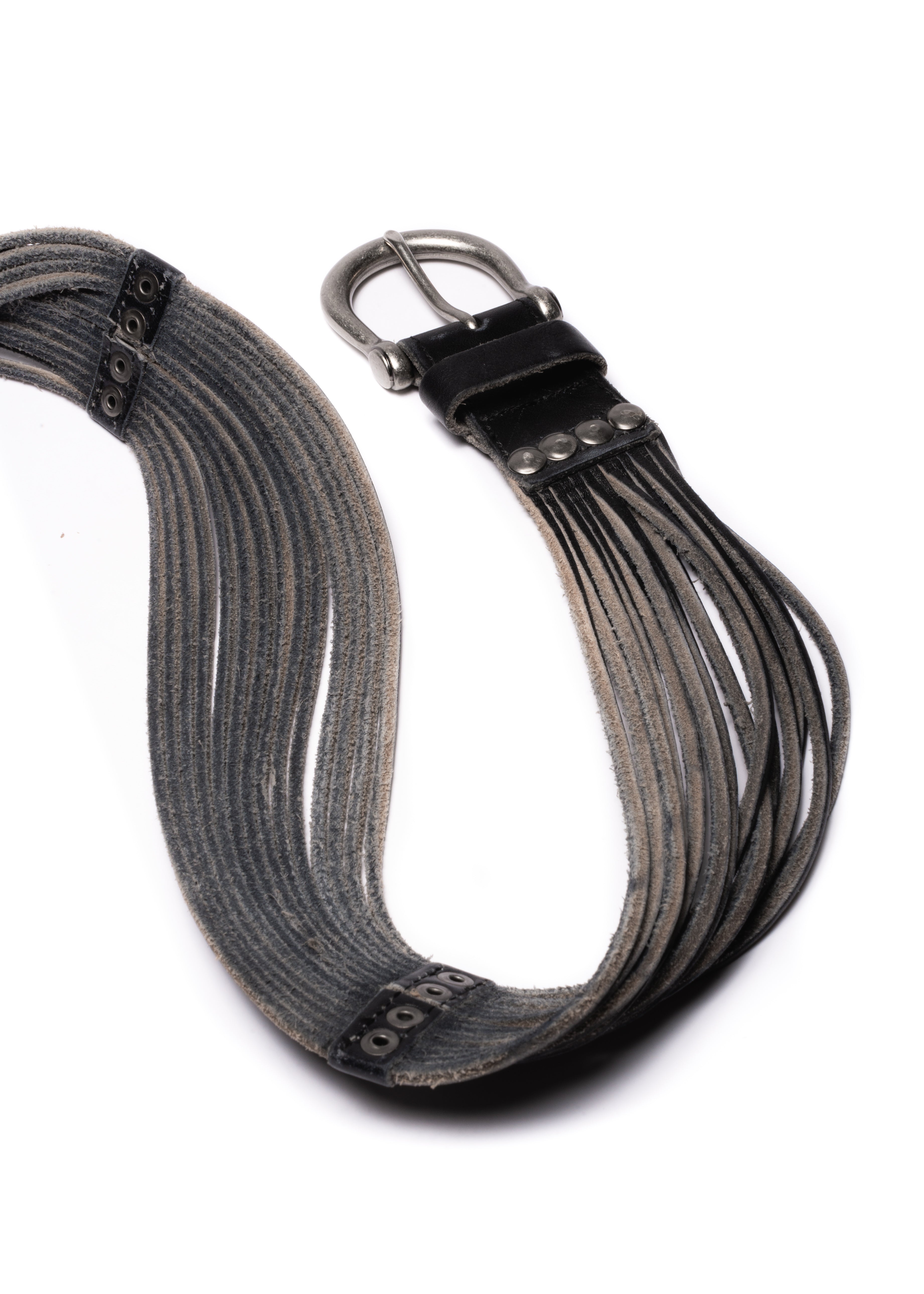 小物 NO/FAITH STUDIOS SNAKE BELT USED BLACK SNAKE BELT USED BLACK – NO/FAITH STUDIOS