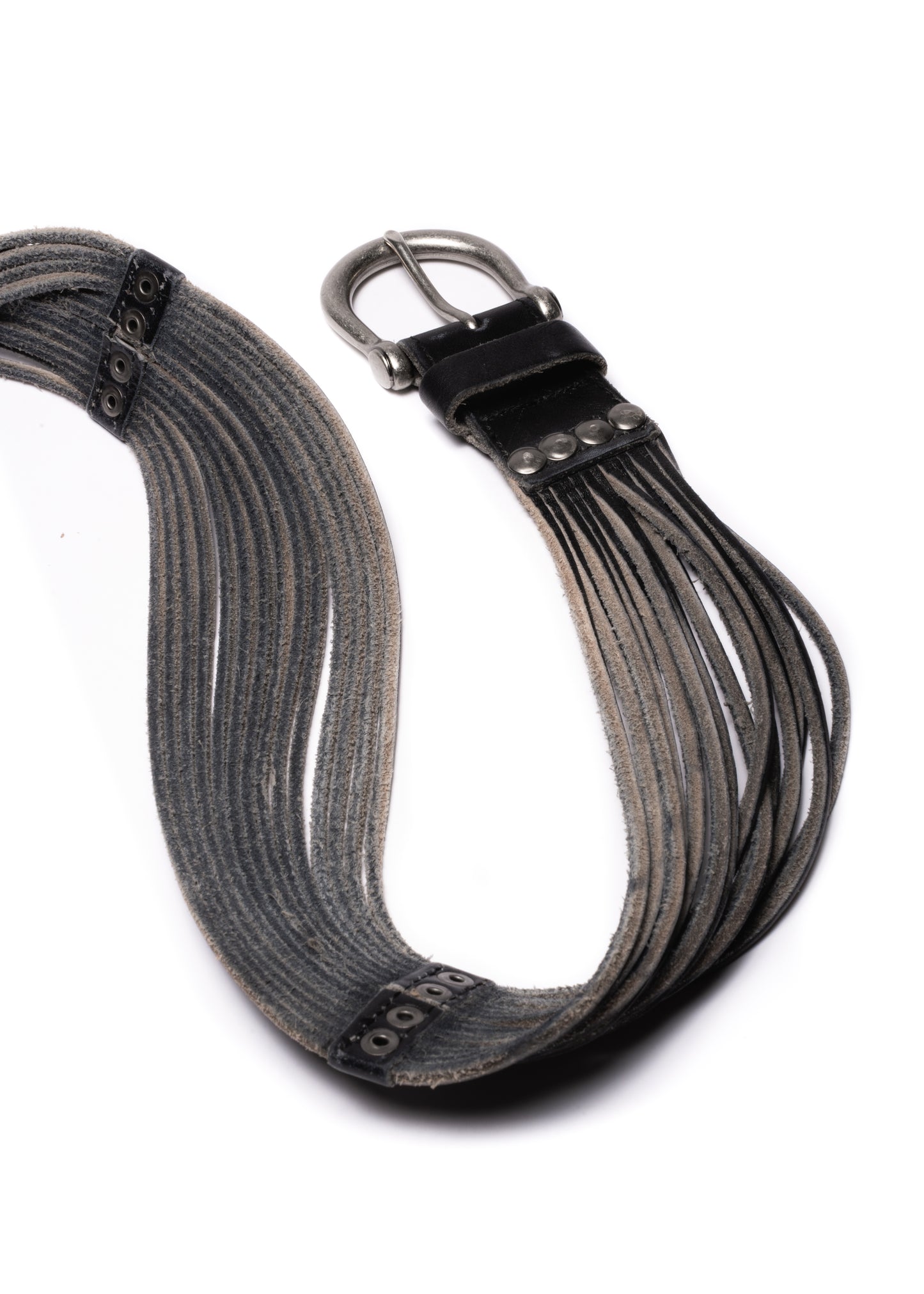 SNAKE BELT USED BLACK