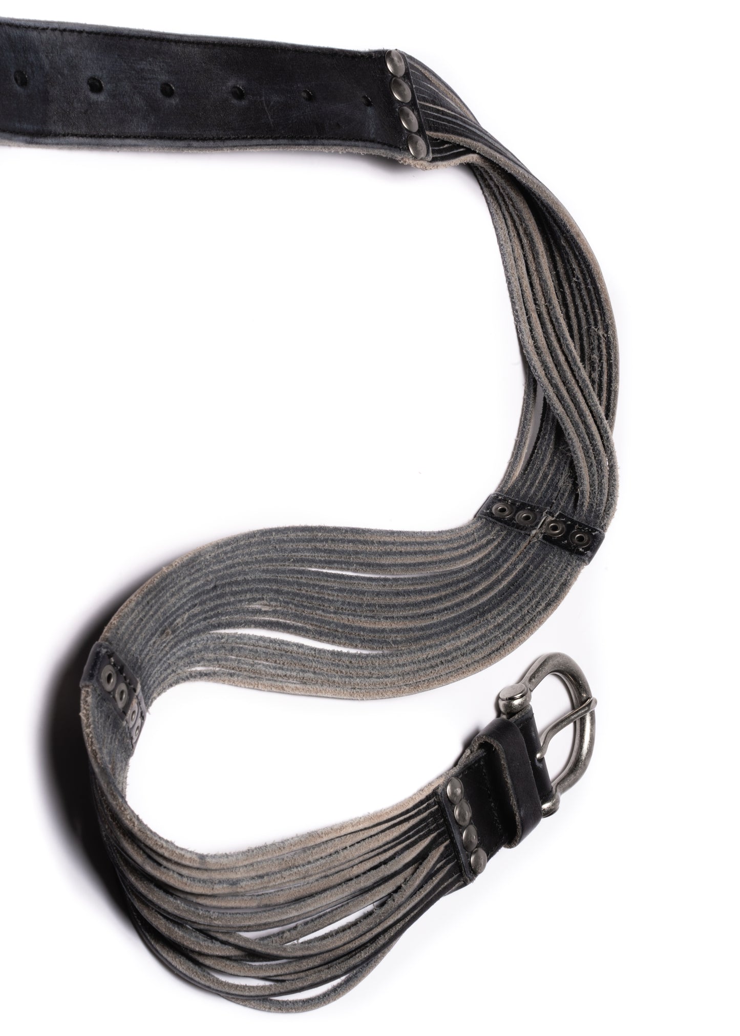 SNAKE BELT USED BLACK
