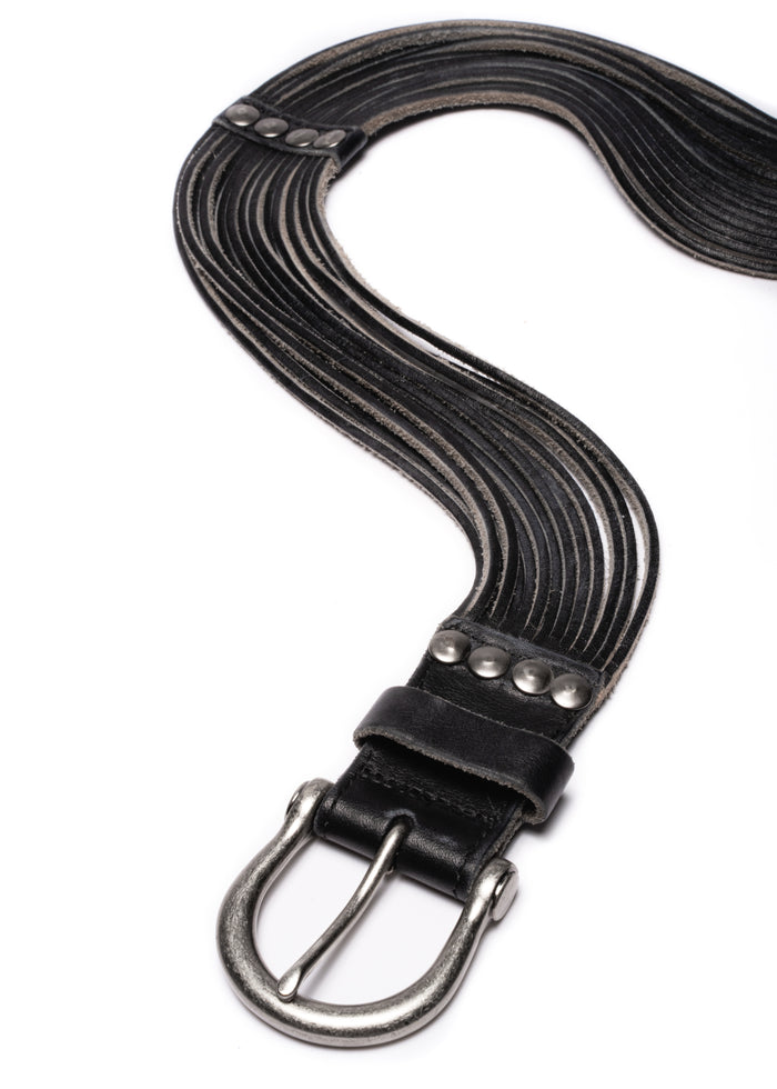 SNAKE BELT USED BLACK