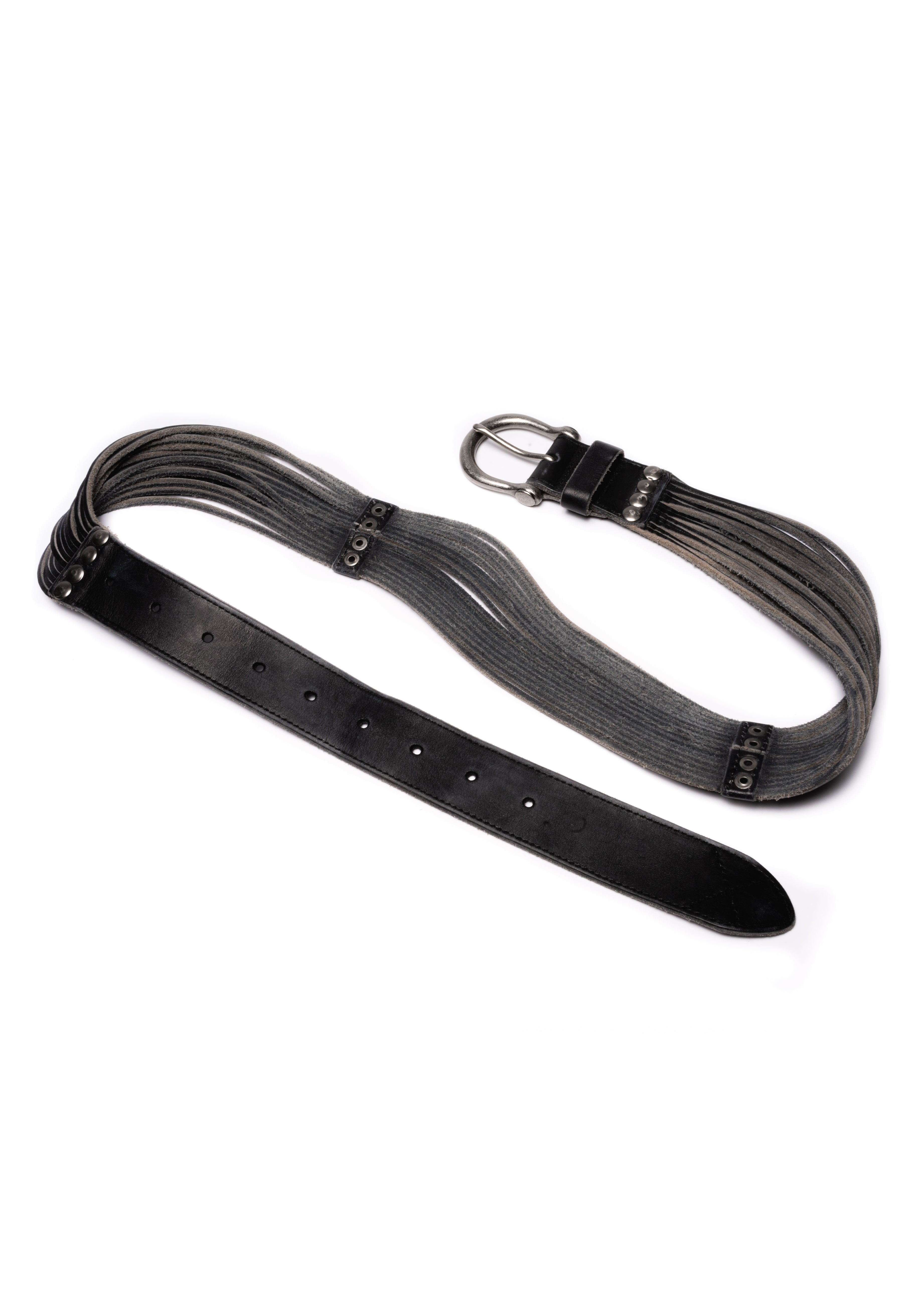 SNAKE BELT USED BLACK – NO/FAITH STUDIOS