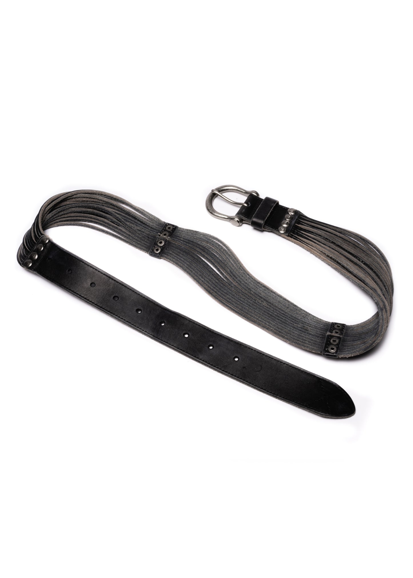 SNAKE BELT USED BLACK