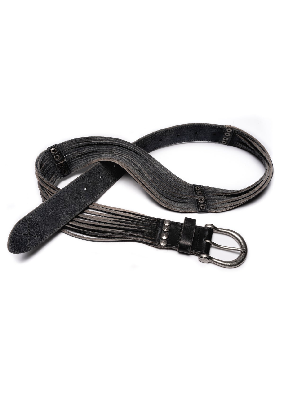 SNAKE BELT USED BLACK