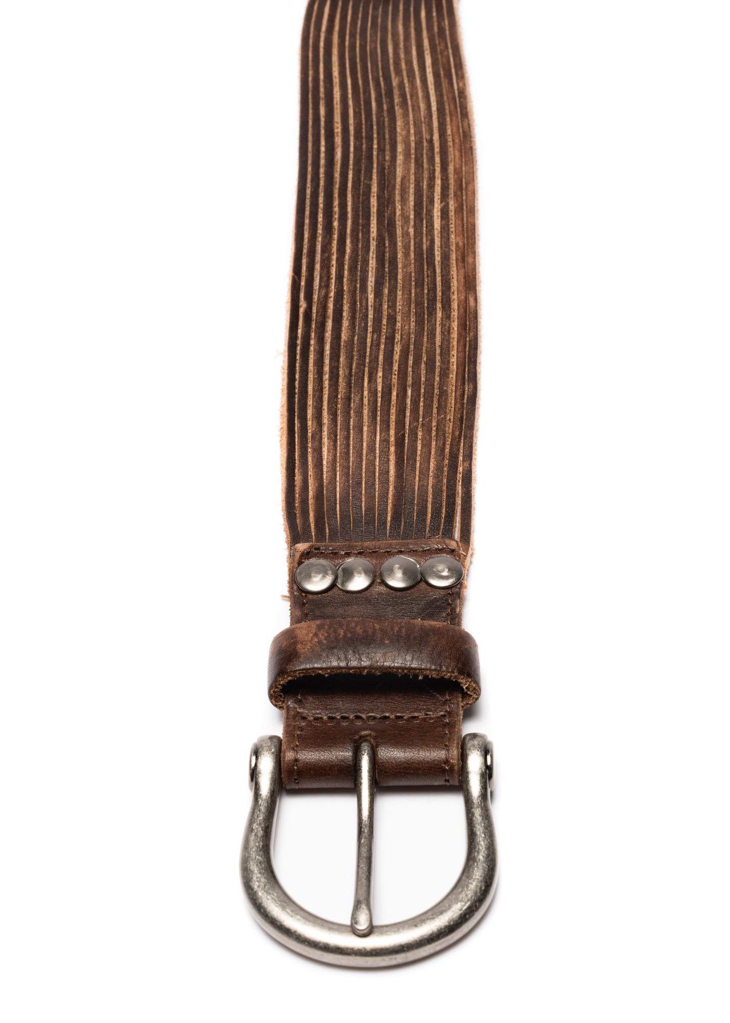 SNAKE BELT USED BROWN