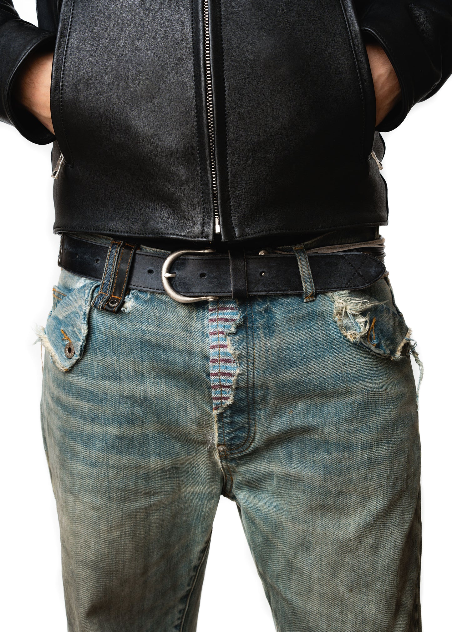 SNAKE BELT USED BLACK