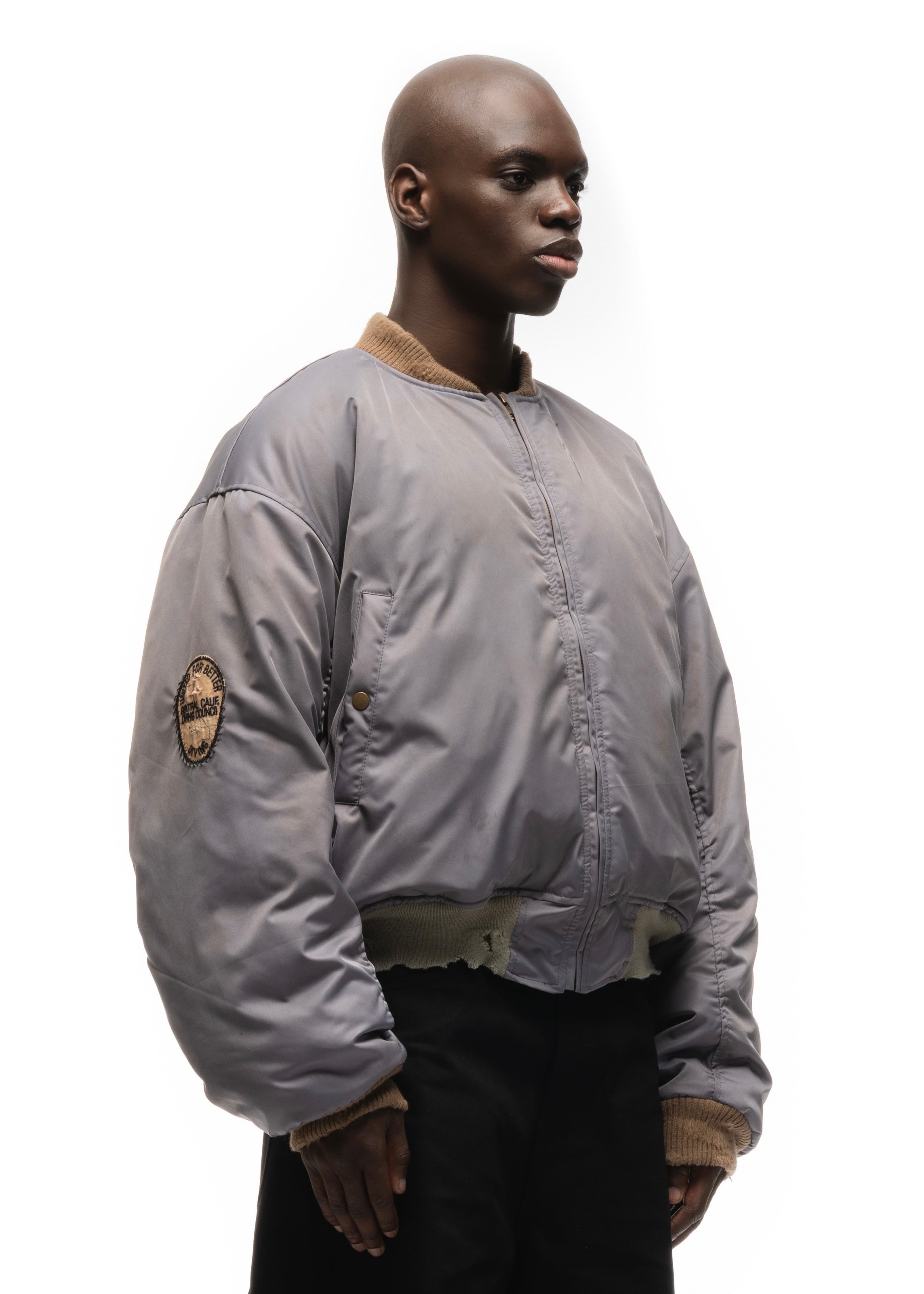REVERSIBLE DIVING BOMBER JACKET – NO/FAITH STUDIOS