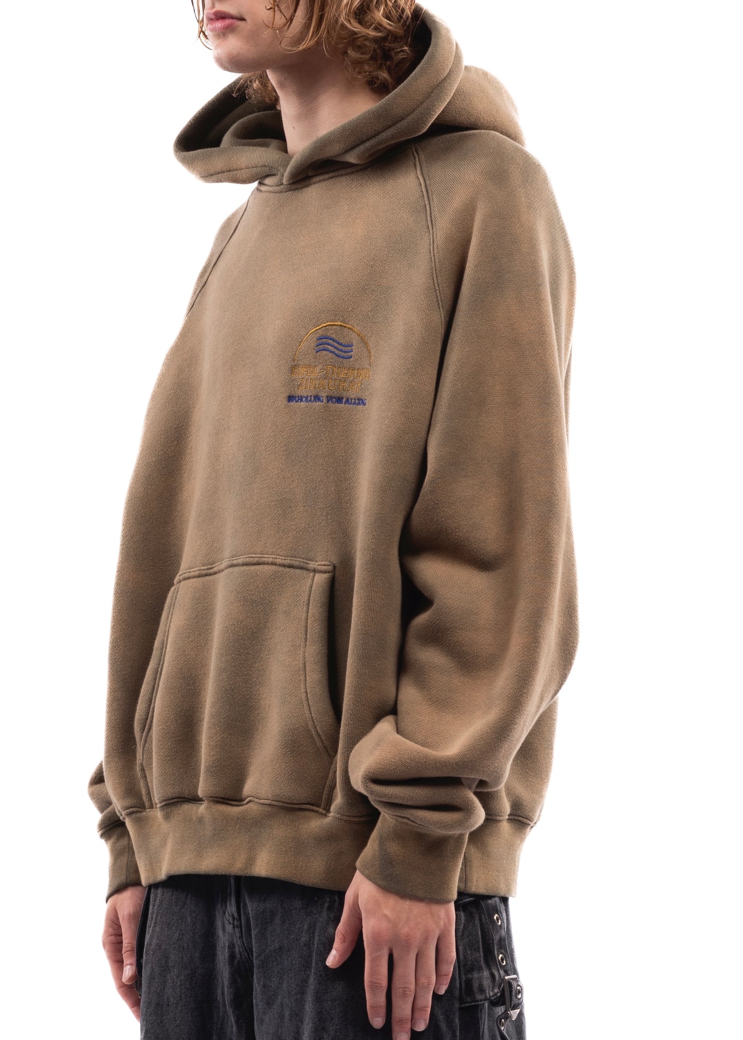 EIFEL-THERME HEAVY HOODIE WASHED OUT KHAKI