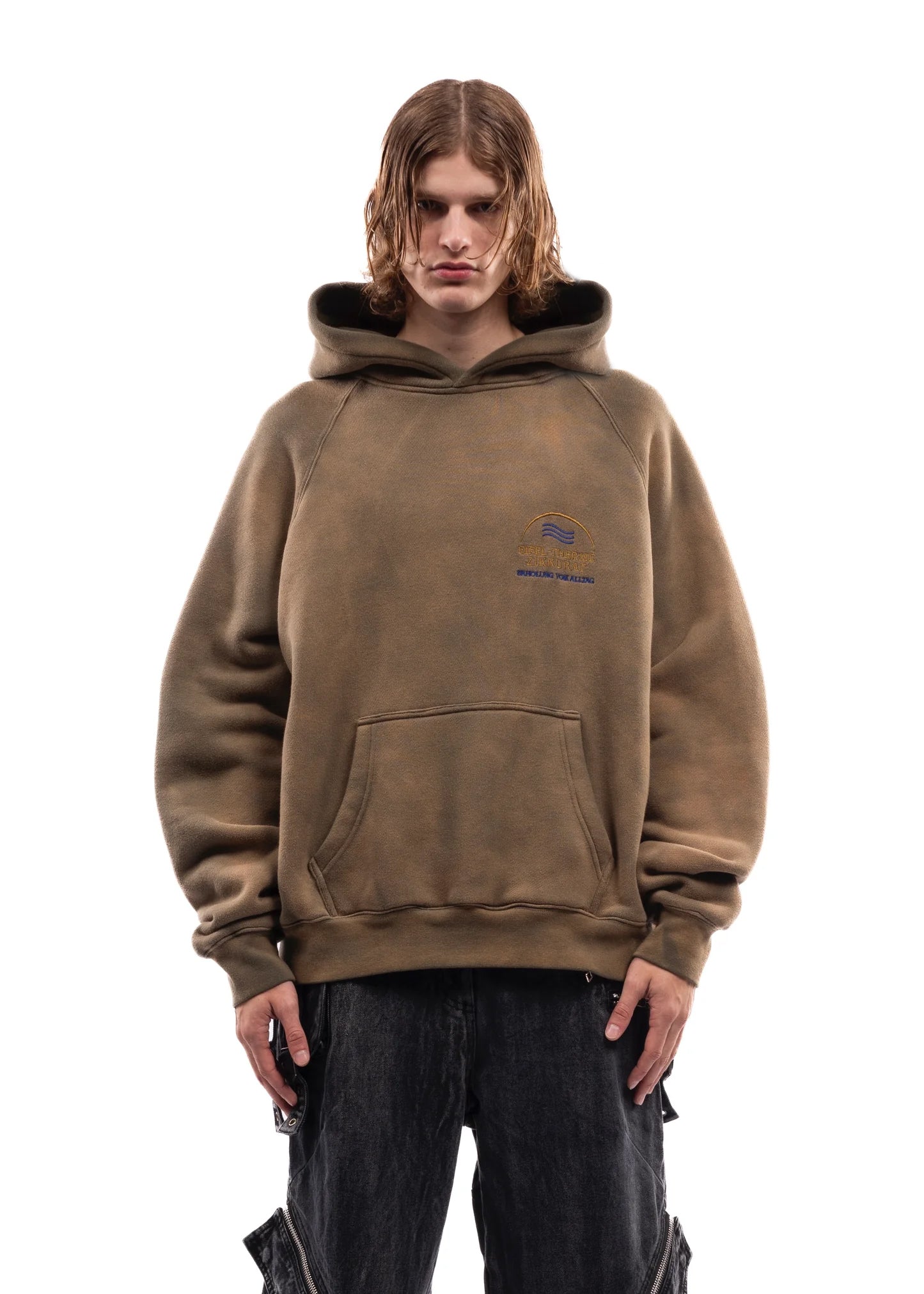 EIFEL-THERME HEAVY HOODIE WASHED OUT KHAKI