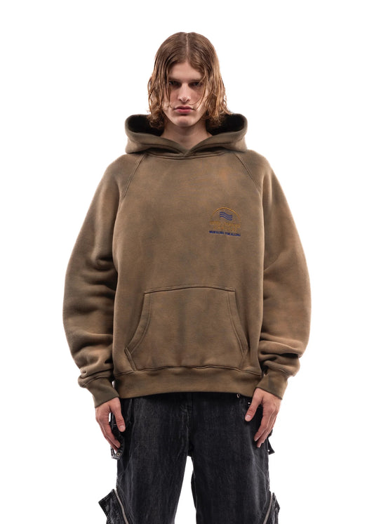 EIFEL-THERME HEAVY HOODIE WASHED OUT KHAKI