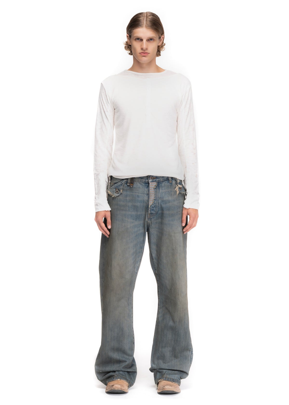 REWORKED SELVEDGE BOOTCUT DENIM