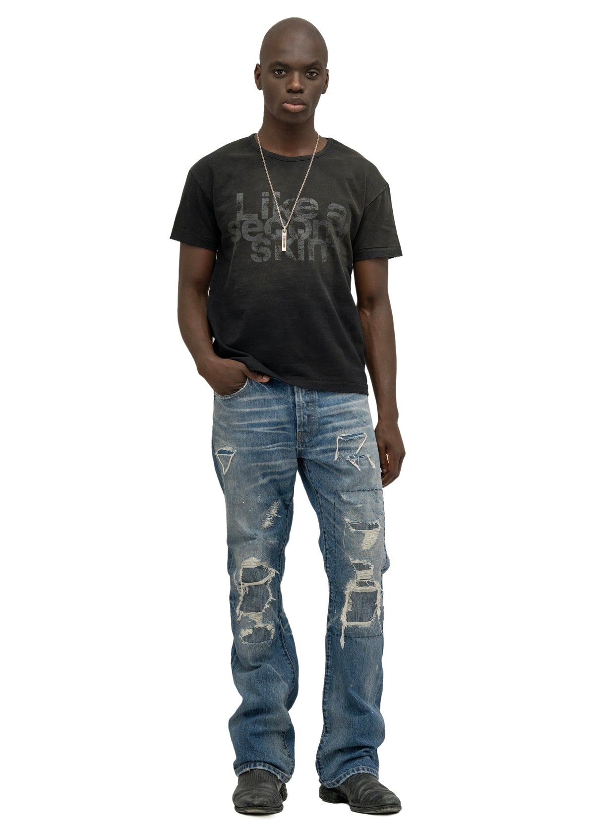 VINTAGE SECOND SKIN SHIRT BLACK