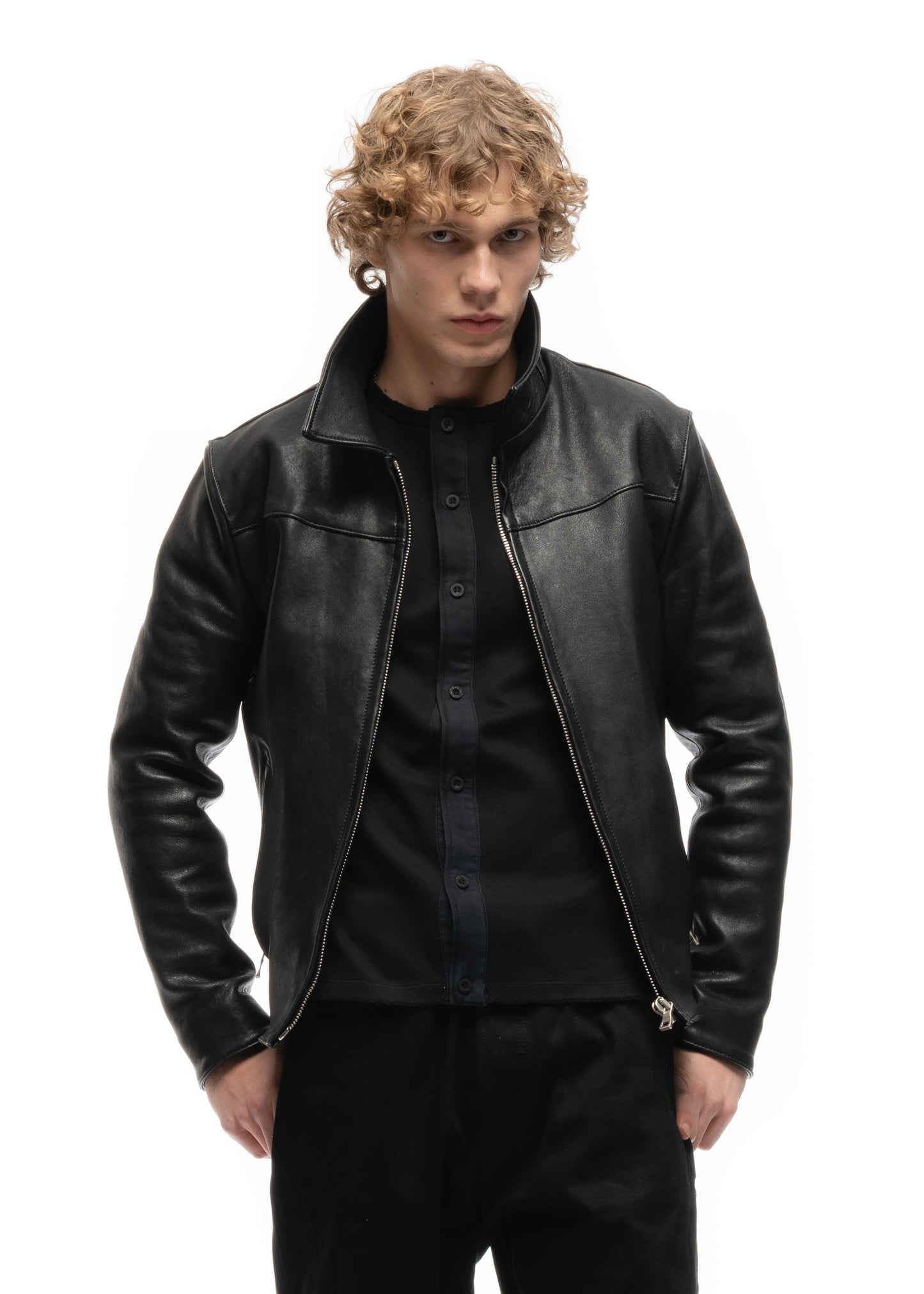 JAPANESE BUTTON-UP CARDIGAN BLACK