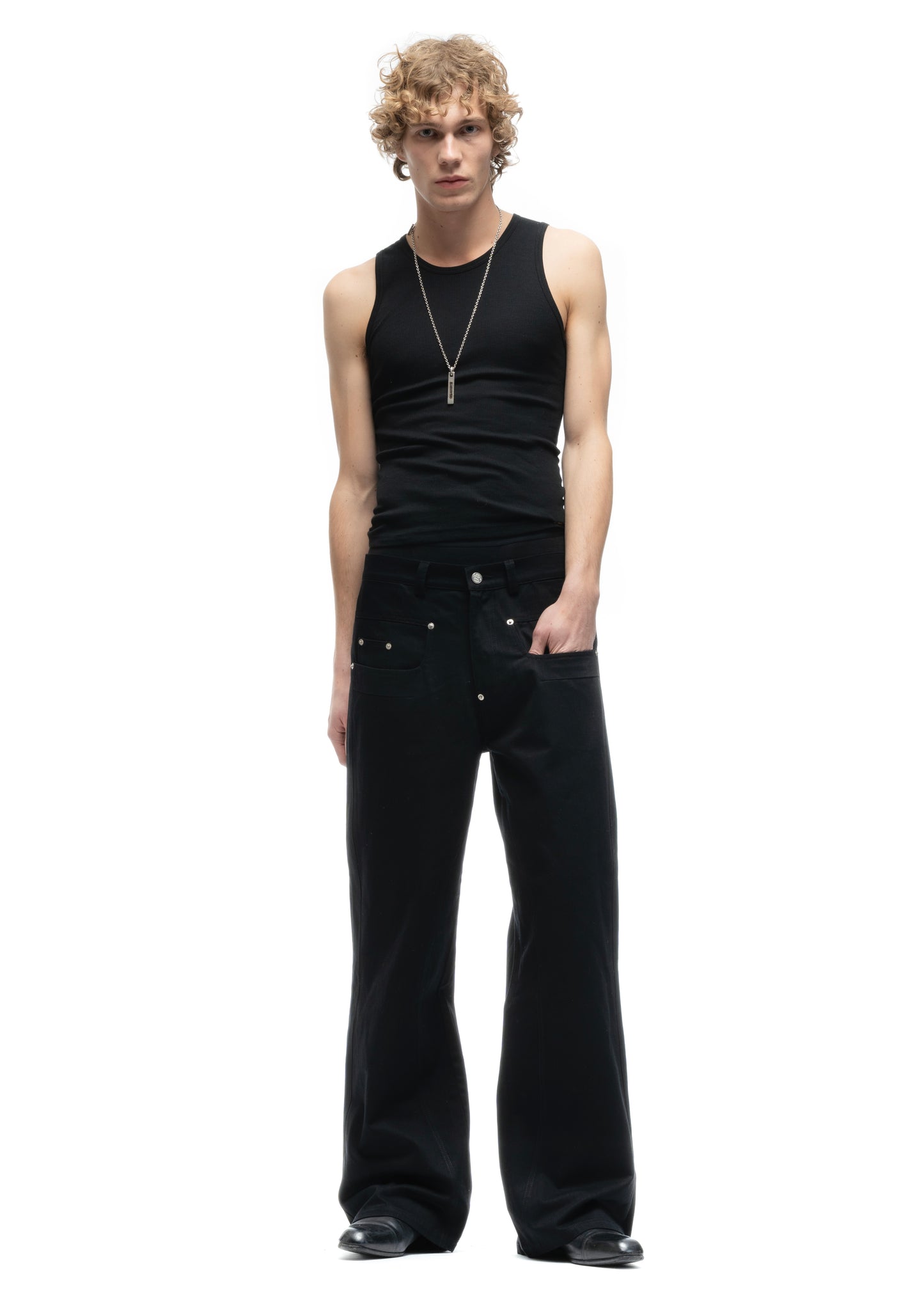 LAYERED BOOTCUT PANTS