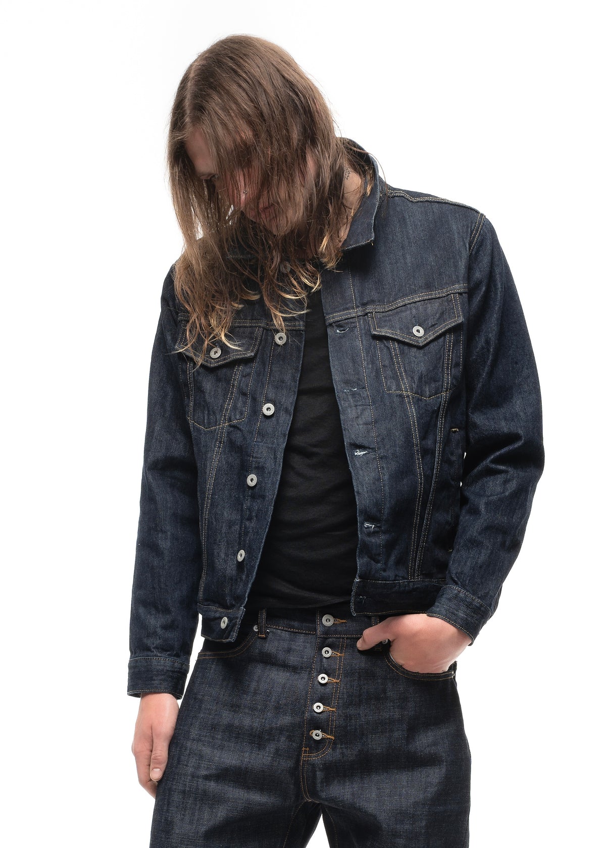 RAW DENIM SELVEDGE JAPANESE JACKET