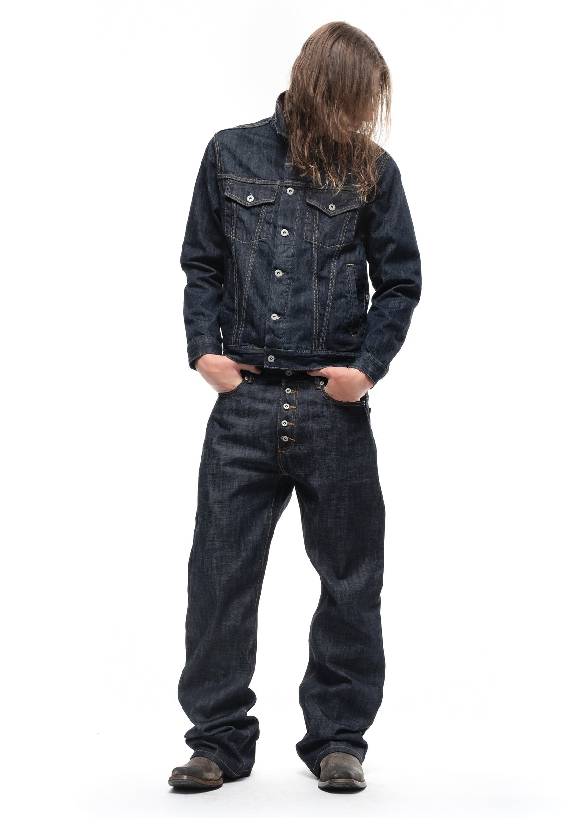 RAW DENIM SELVEDGE JAPANESE JACKET