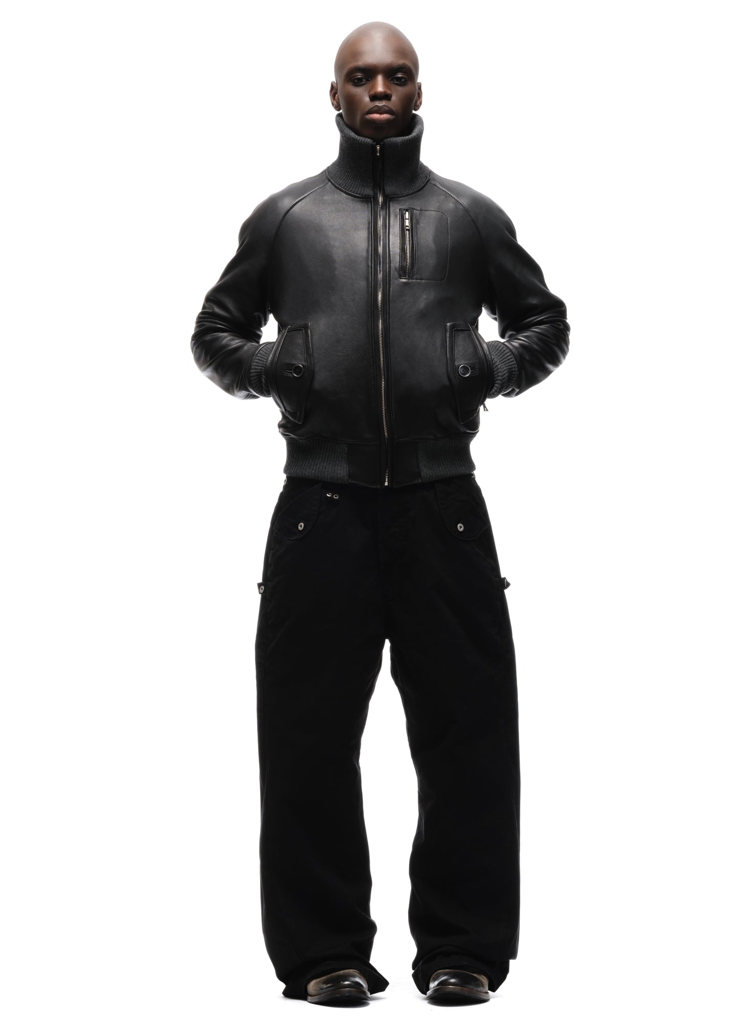 HERRINGBONE CUT BLACK