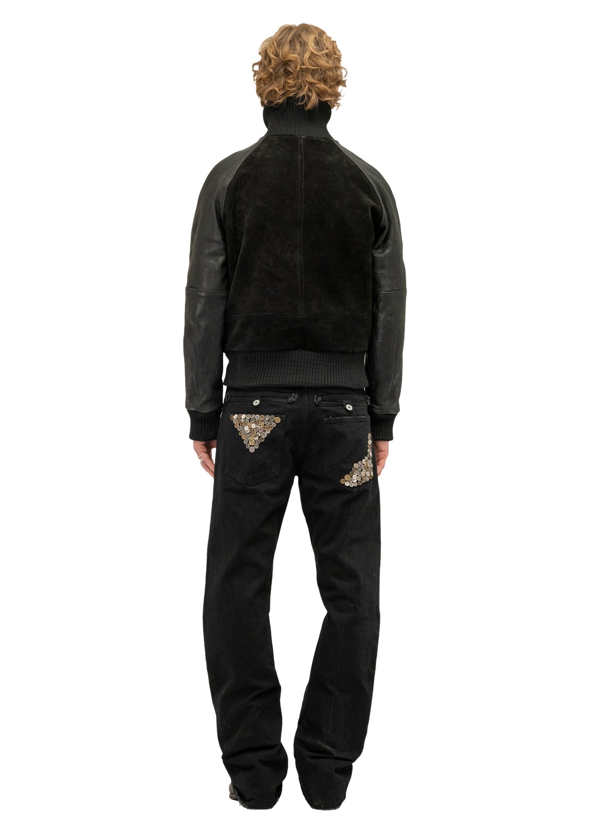 DUST ONE CUT LEATHER JACKET SUEDE