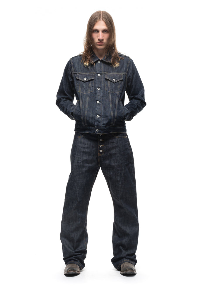 RAW DENIM SELVEDGE JAPANESE JACKET