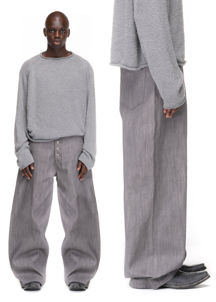 RAW DENIM JAPANESE LOOSE FIT GREY