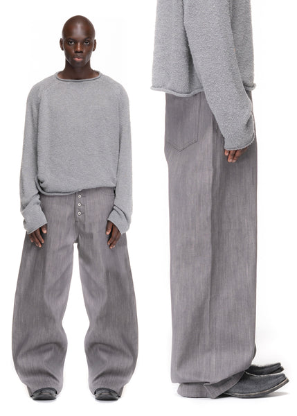 no faith studios JAPANESE LOOSE FIT Sサイズ RAW DENIM JAPANESE LOOSE FIT GREY – NO/FAITH STUDIOS