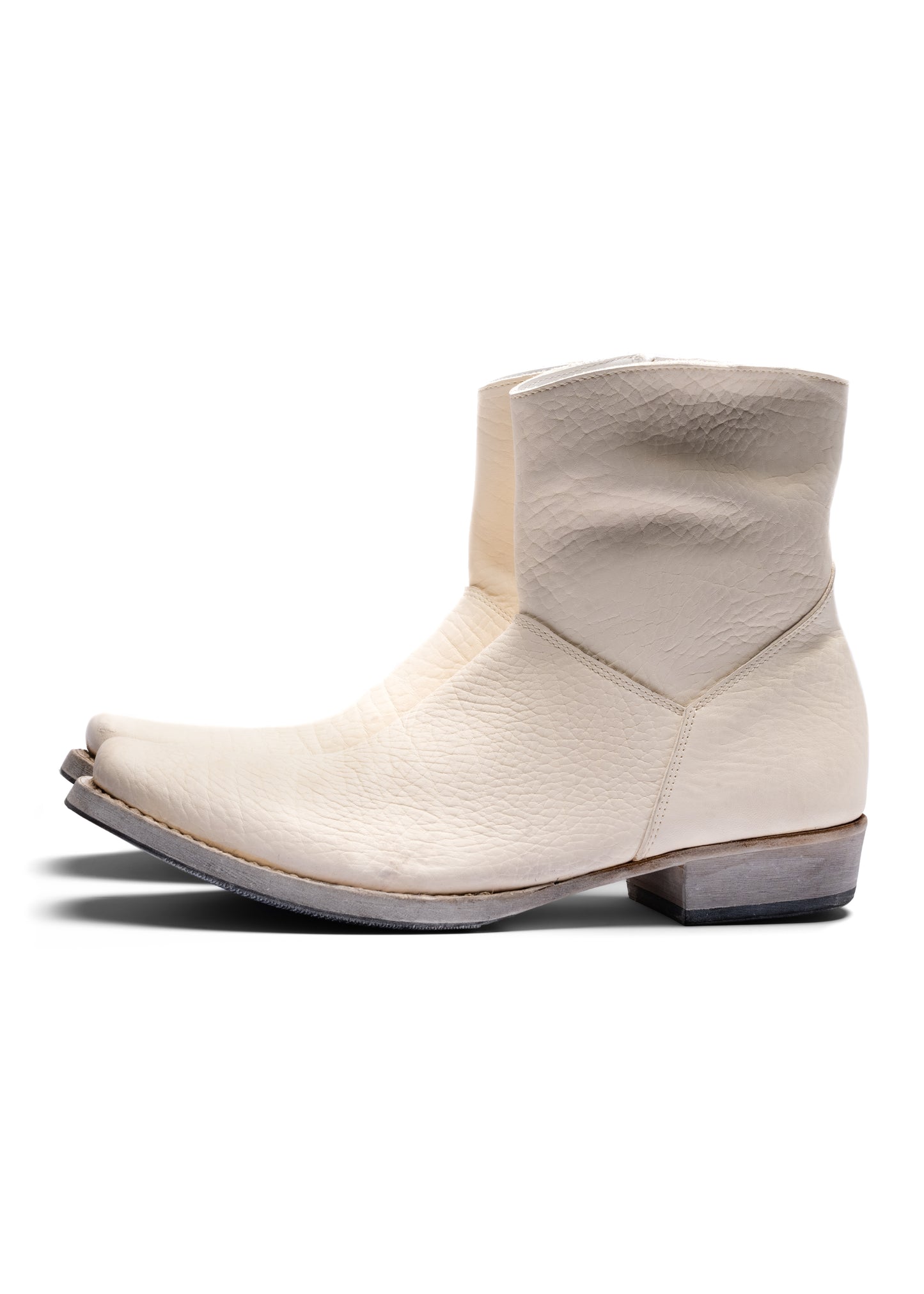 WHITE CONCRETE TEXAN BOOTS