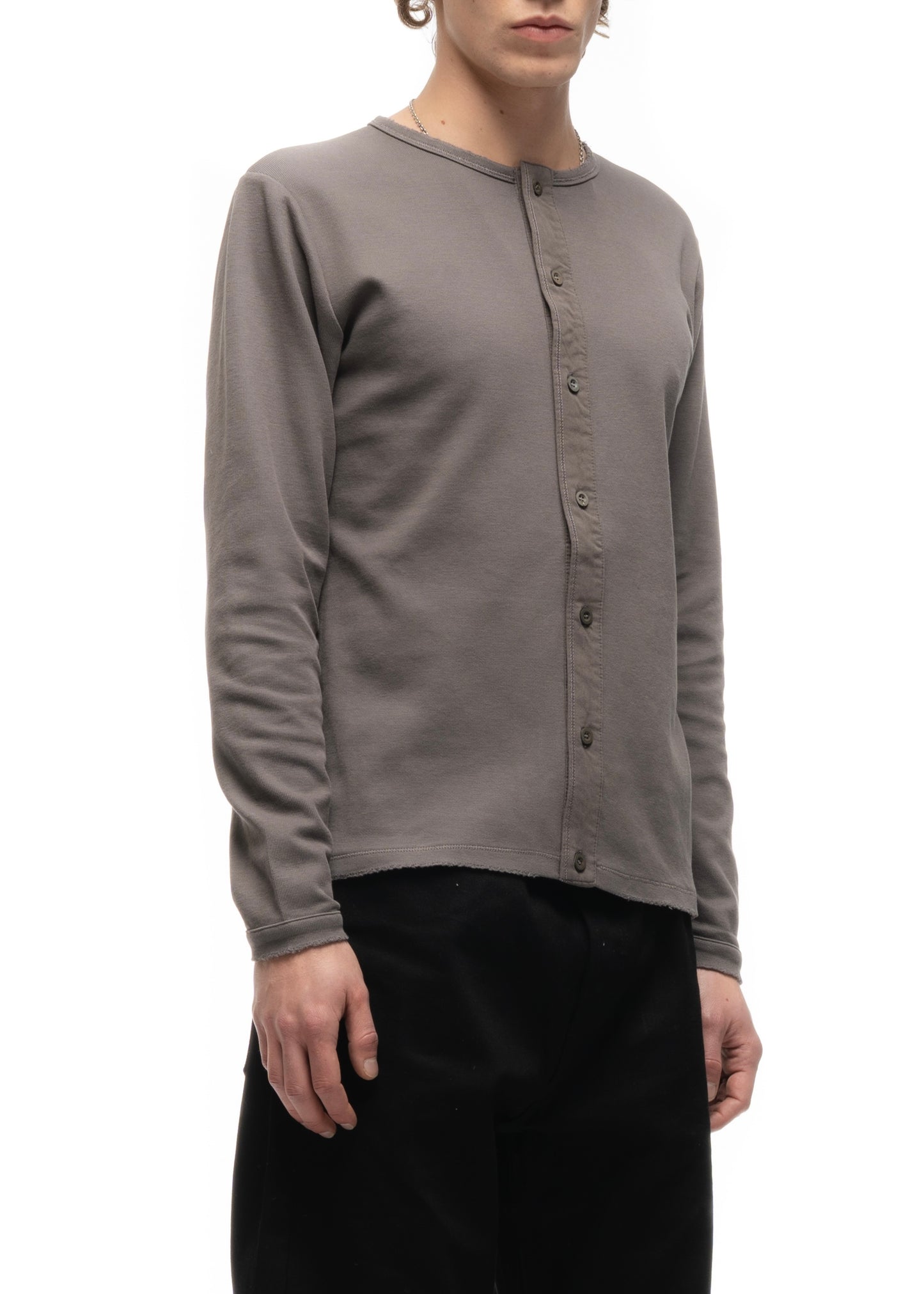 JAPANESE BUTTON-UP CARDIGAN GREY