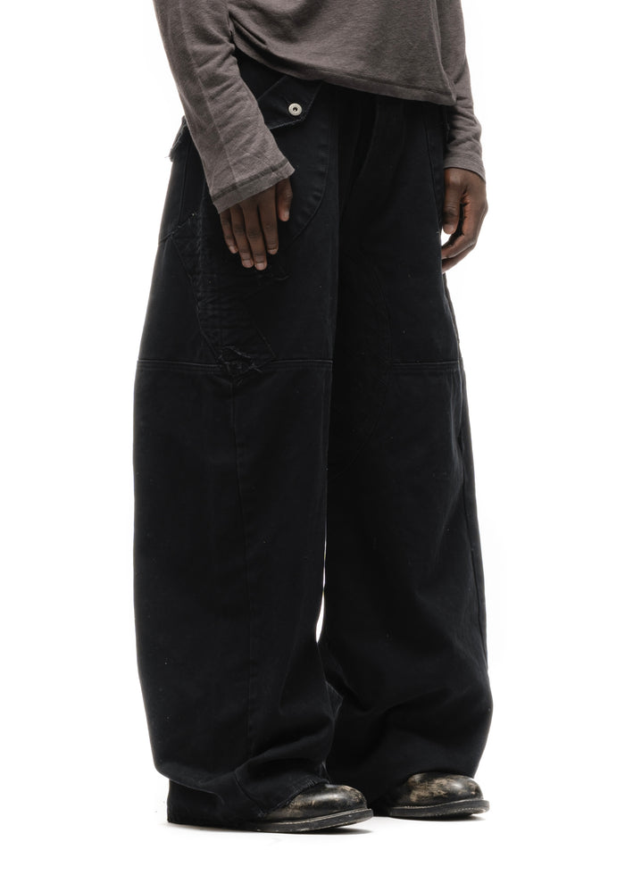 F8 REWORKED PANTS BLACK