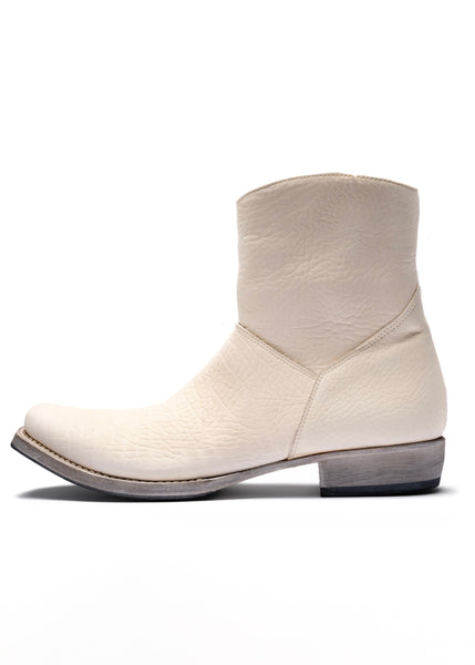 WHITE CONCRETE TEXAN BOOTS – NO/FAITH STUDIOS