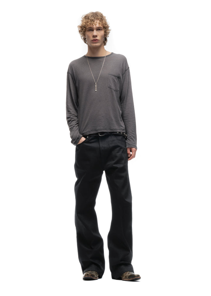 JAPANESE SELVEDGE BOOTCUT DENIM BLACK