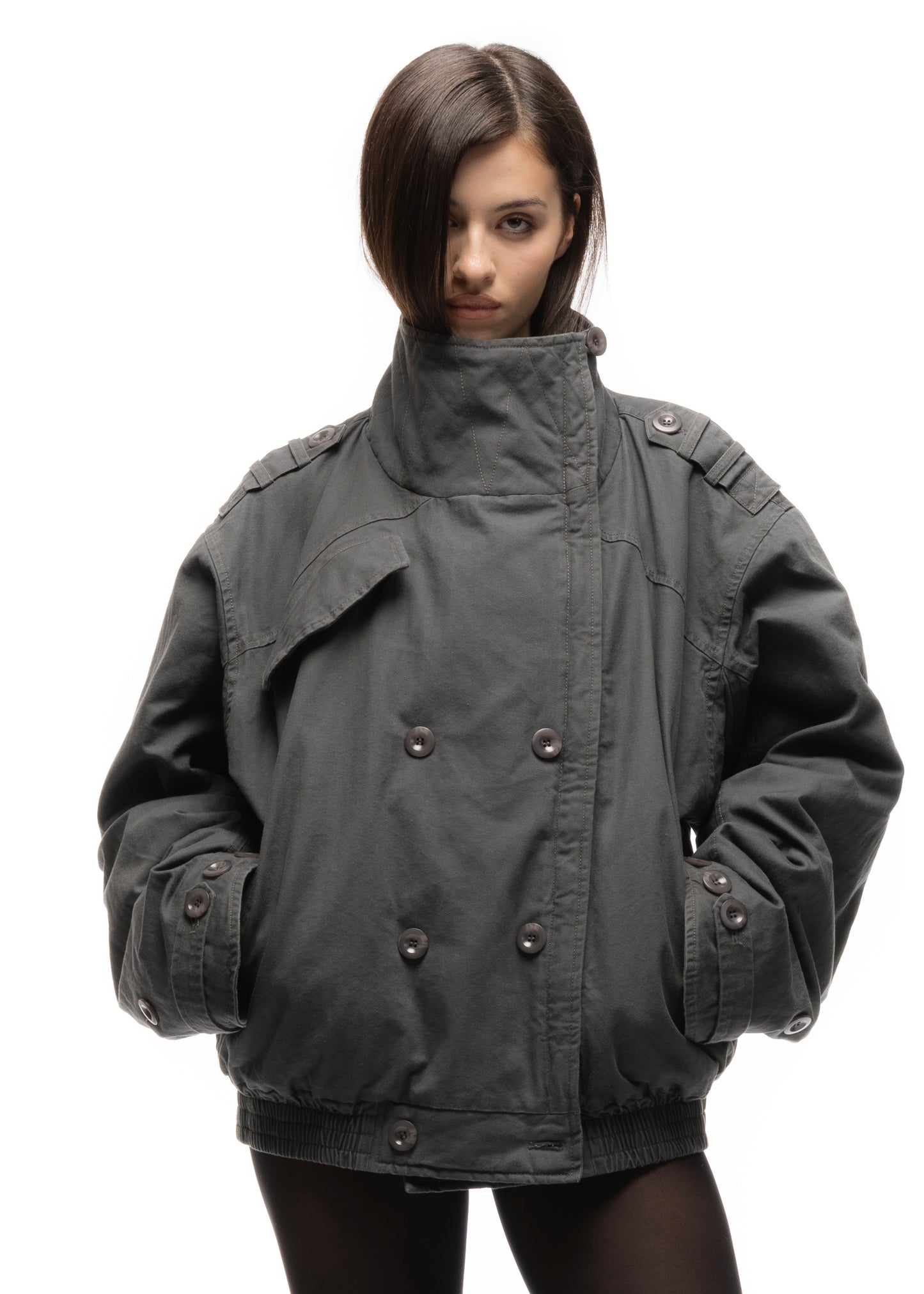 COMBAT PADDED PARKA GREY FEMALE