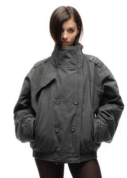 COMBAT PADDED PARKA GREY FEMALE