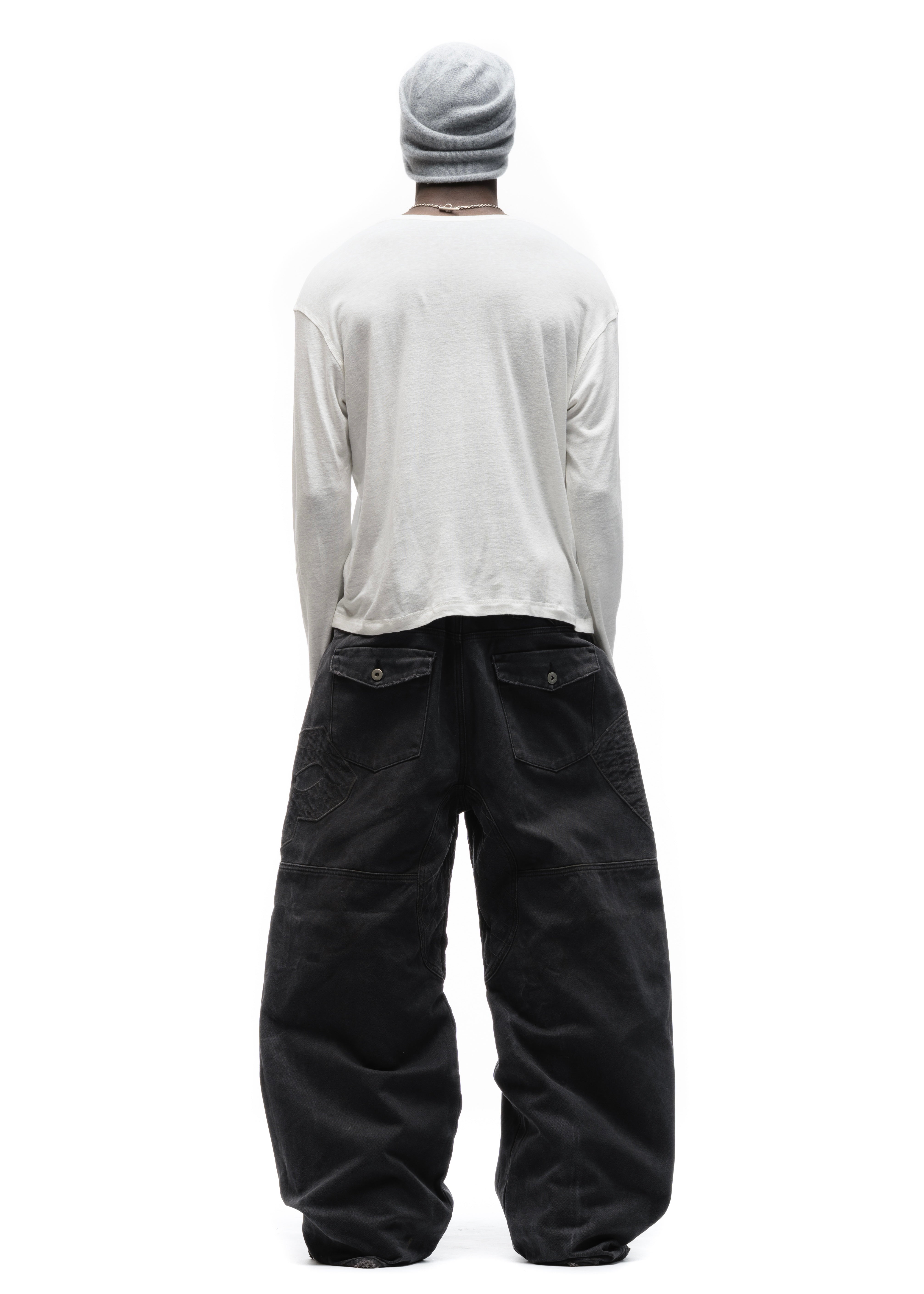 F8 REWORKED PANTS GREY – NO/FAITH STUDIOS